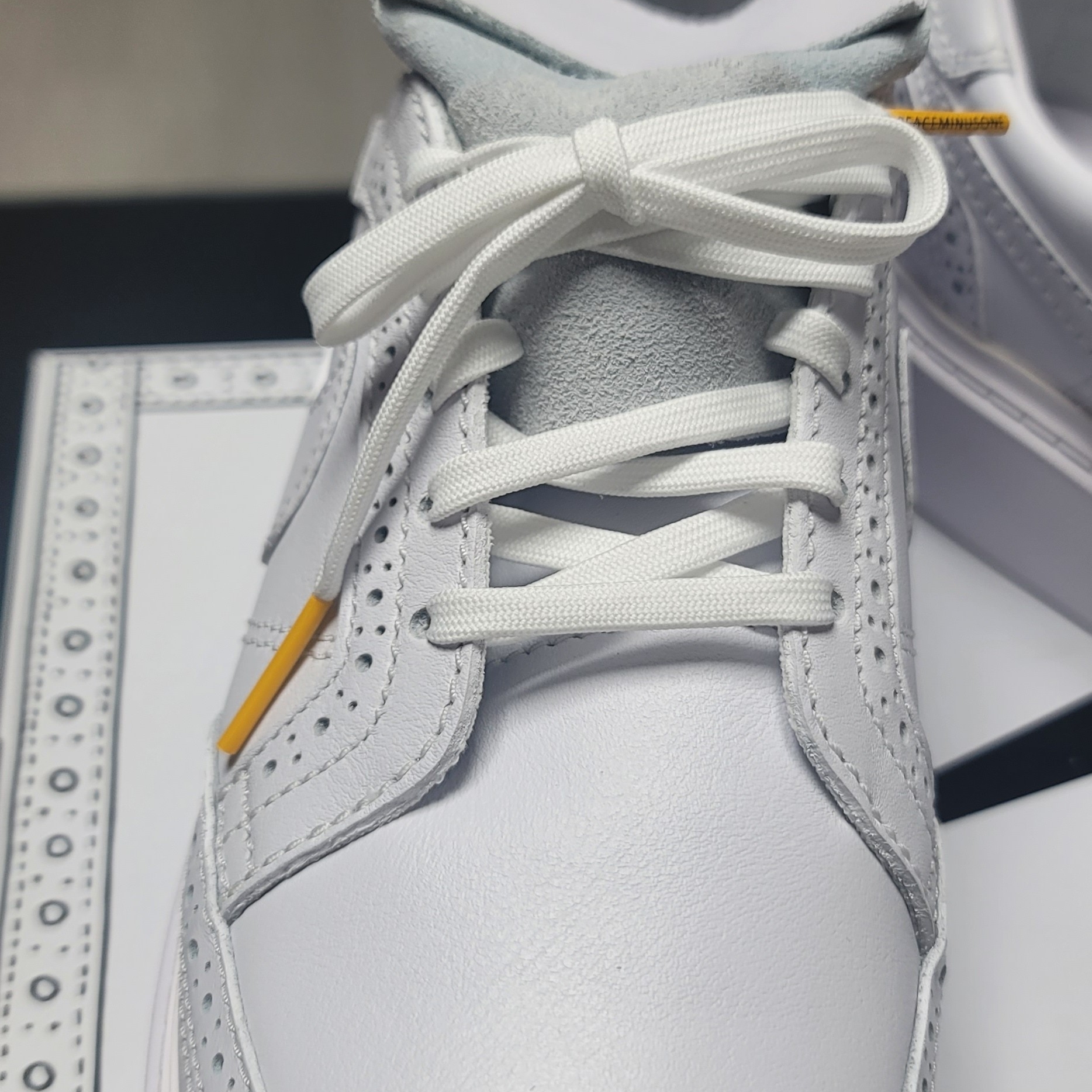 Nike x Peaceminusone Kwondo1 White 착용 스타일 - 2