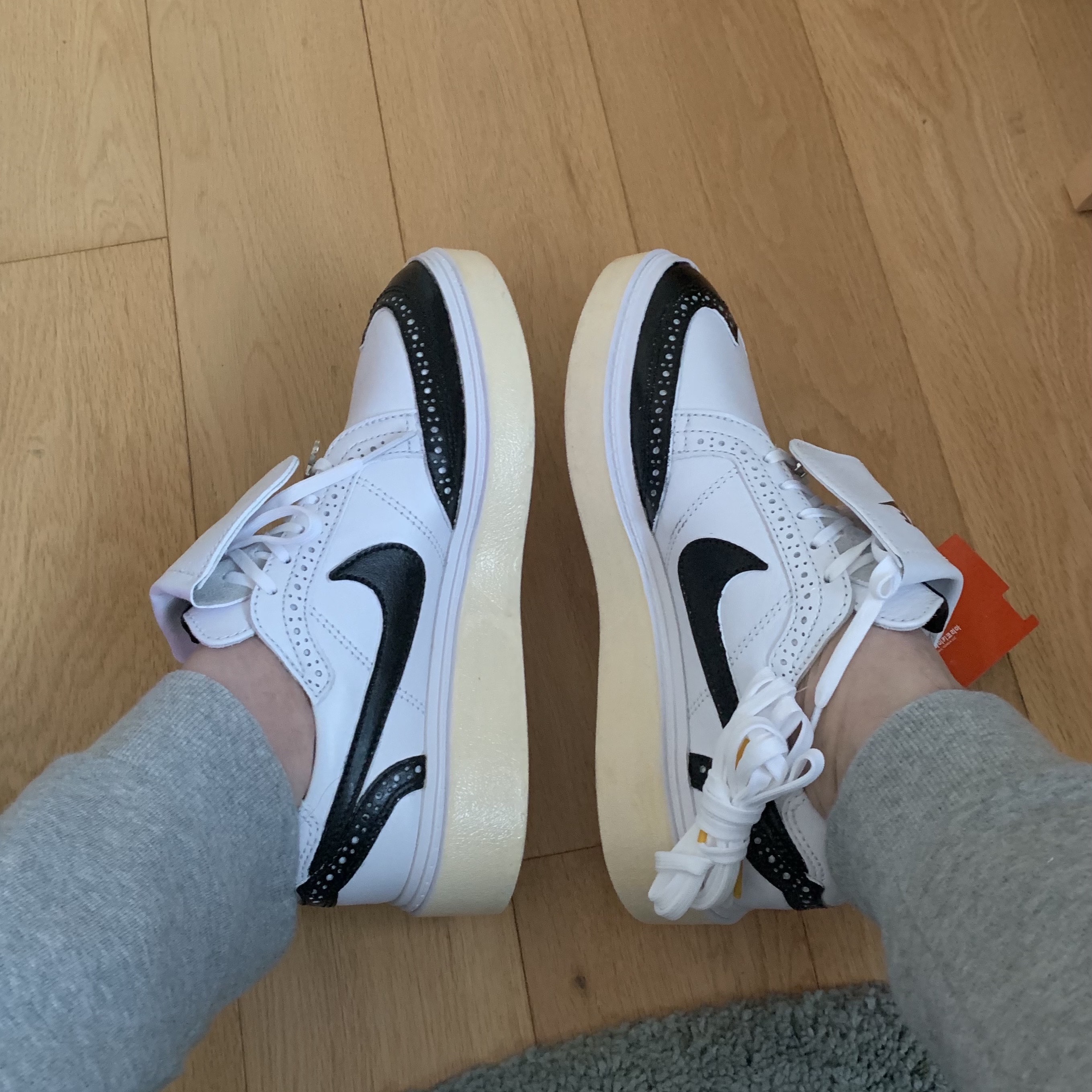 Nike x Peaceminusone Kwondo1 White 착용 스타일 - 1