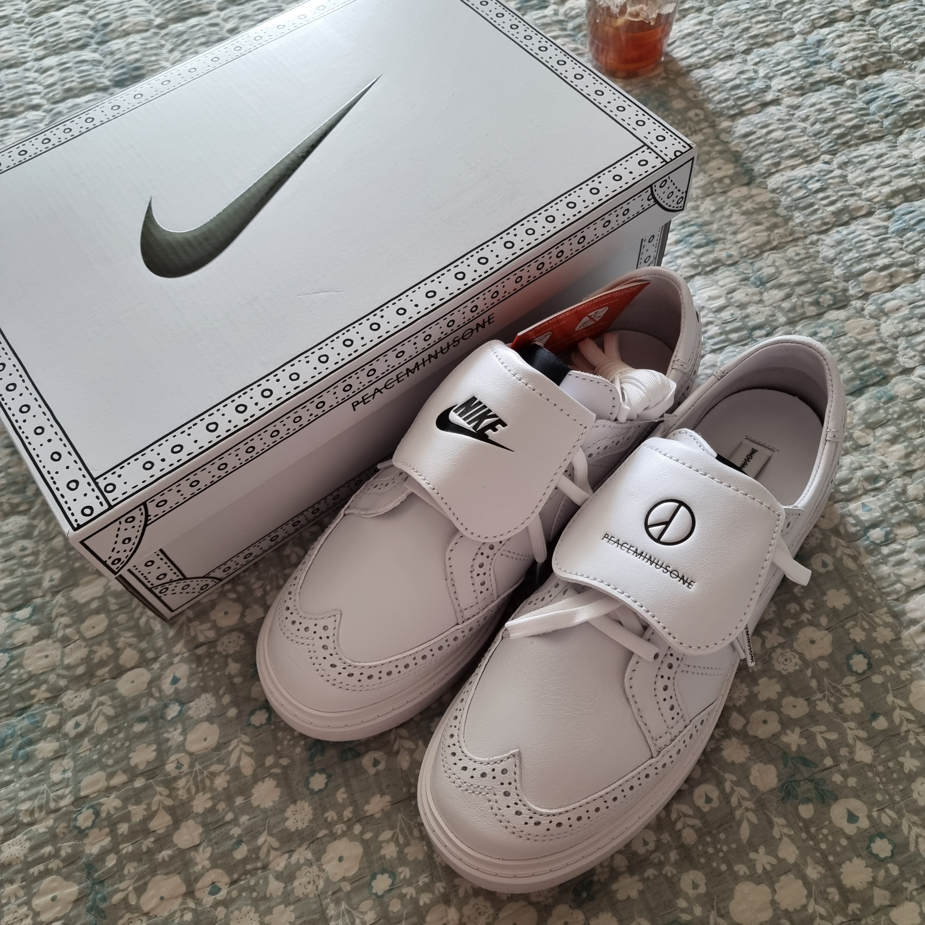 Nike x Peaceminusone Kwondo1 White 착용 스타일