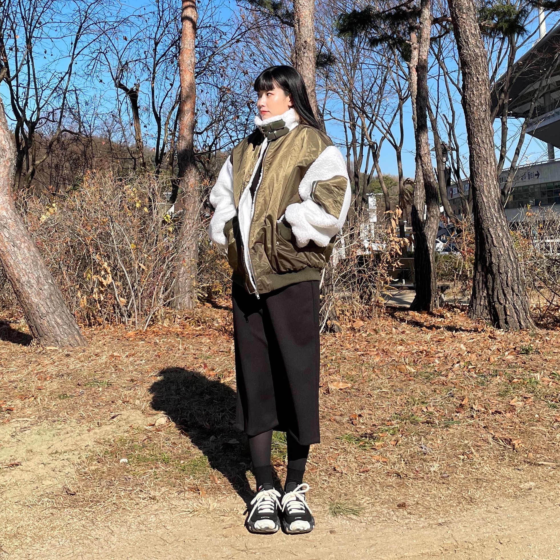 Nike x Undercover Overbreak SP Black 착용 스타일 - 1