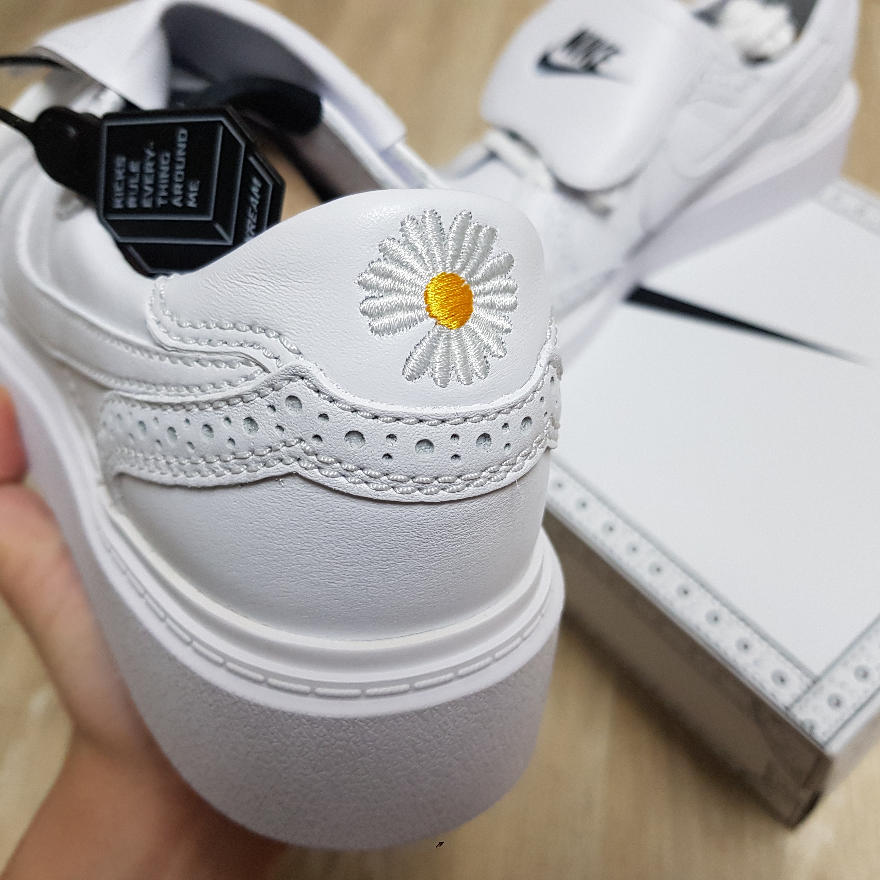 Nike x Peaceminusone Kwondo1 White 착용 스타일 - 3