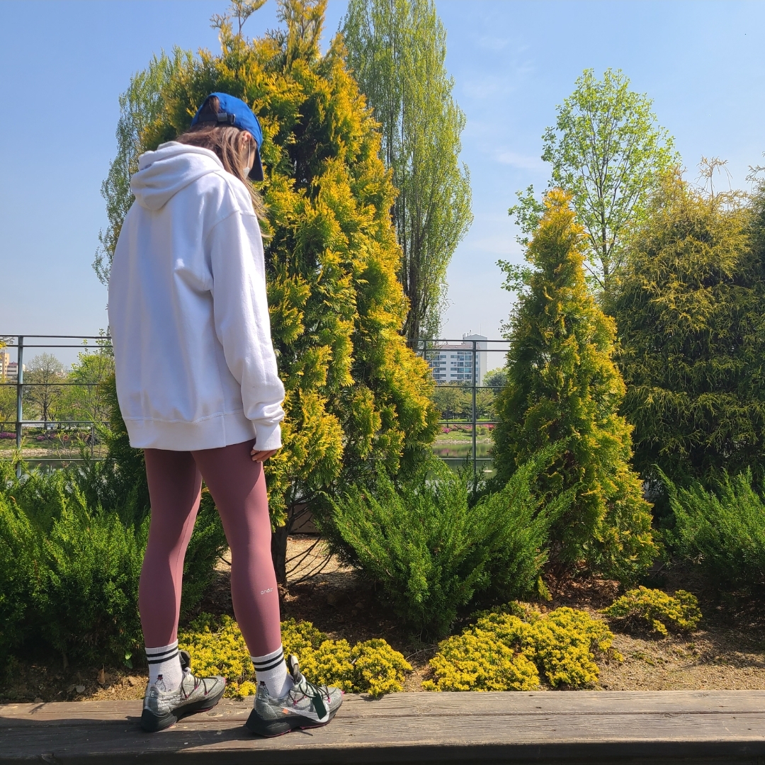 (W) Nike x Off-White Vapor Street Black Laser Fuchsia 착용 스타일