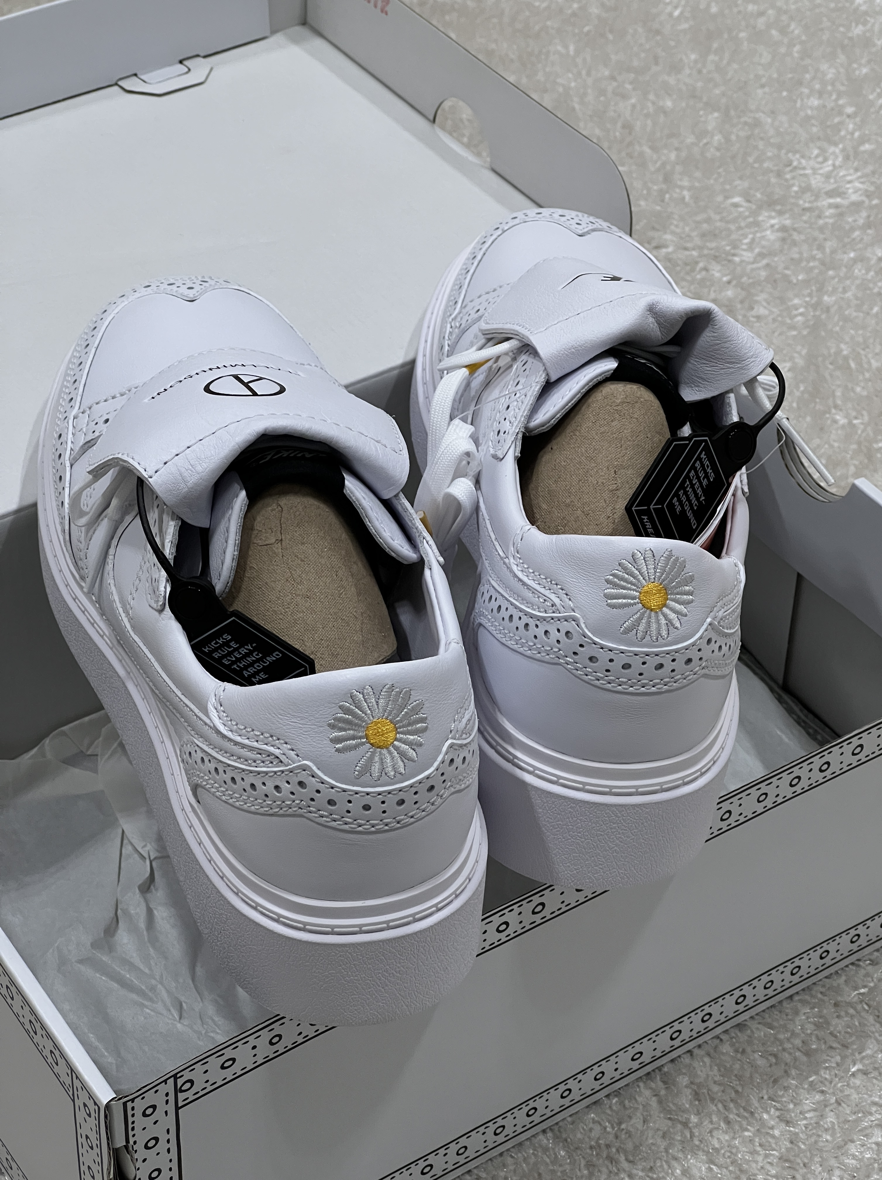 Nike x Peaceminusone Kwondo1 White 착용 스타일 - 4