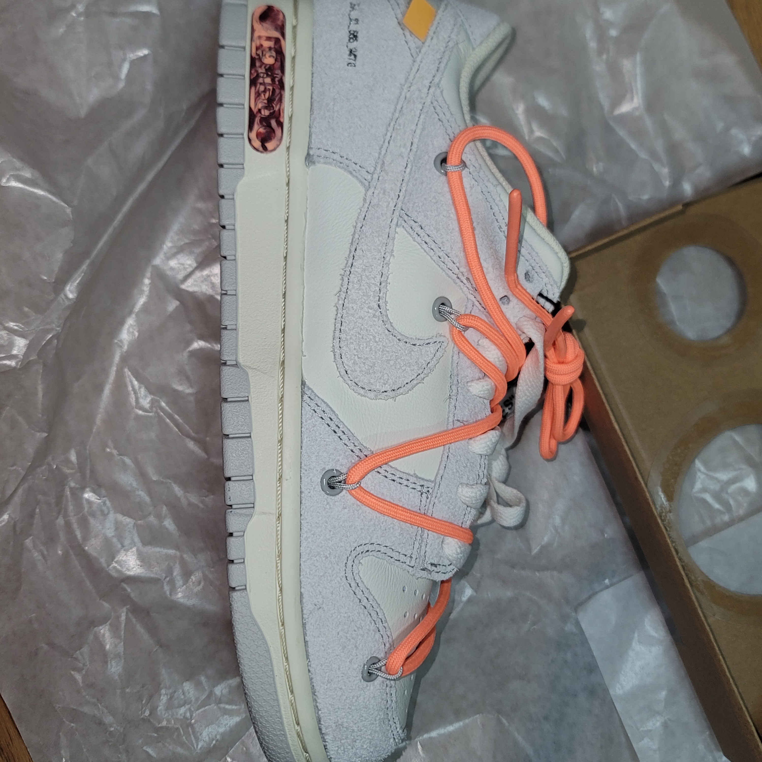 Nike x Off-White Dunk Low The 50 - Lot 19 착용 스타일 - 4