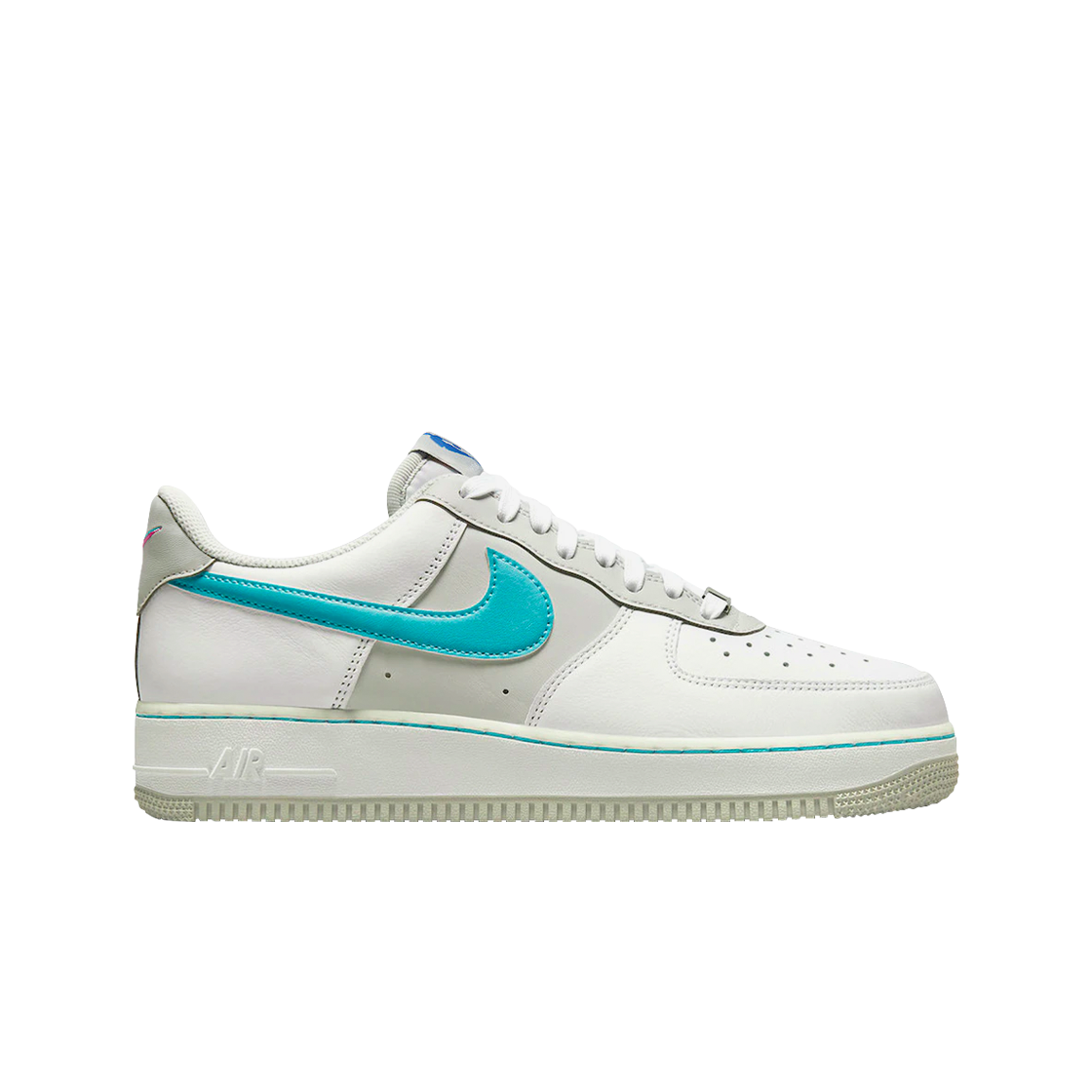 나이키 x NBA 에어포스 1 '07 LV8 EMB 화이트 터콰이즈 블루(Nike x NBA Air Force 1 '07 LV8 EMB White Turquoise Blue)