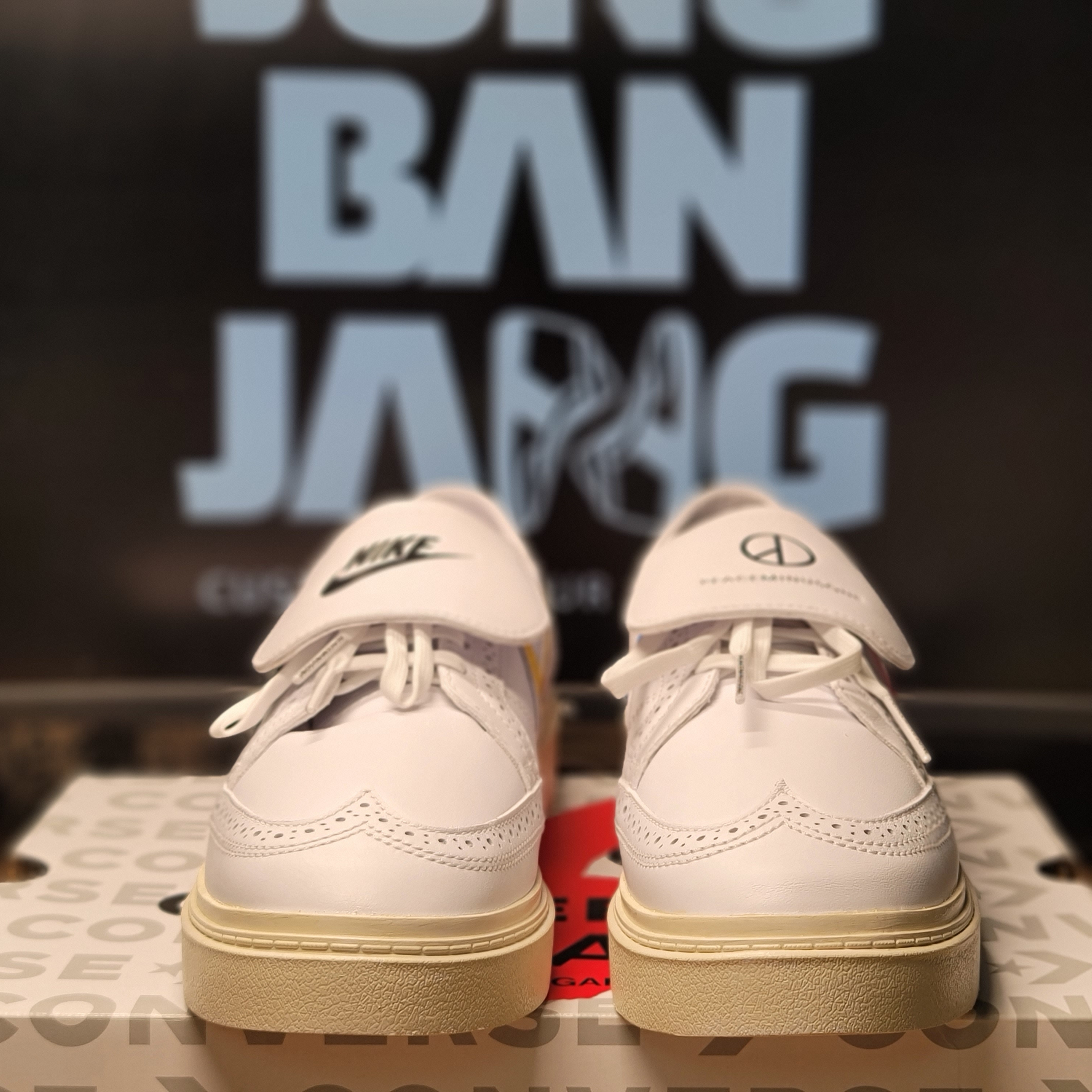 Nike x Peaceminusone Kwondo1 White 착용 스타일 - 1