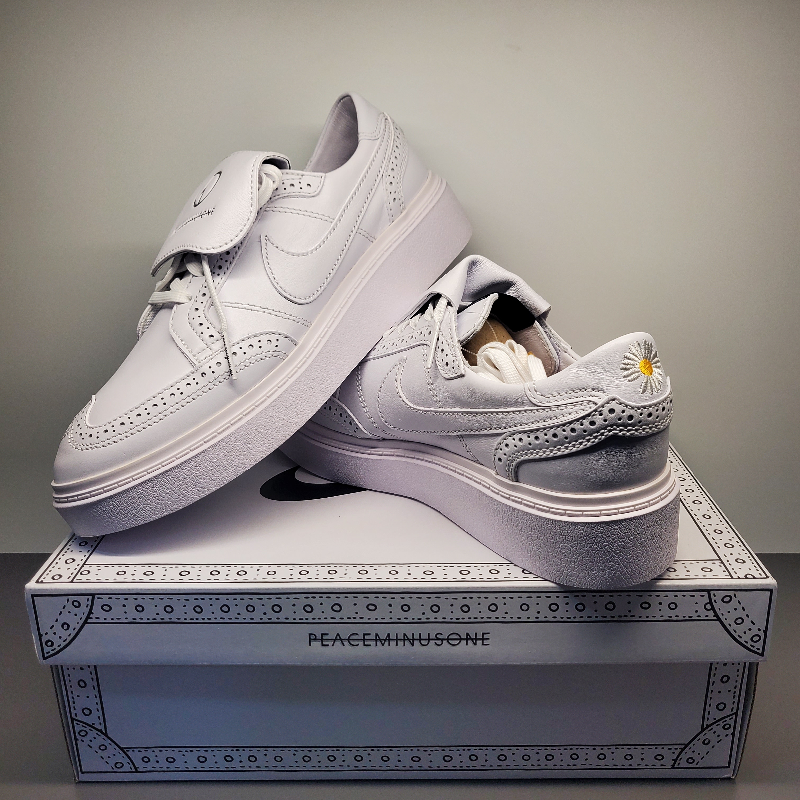 Nike x Peaceminusone Kwondo1 White 착용 스타일