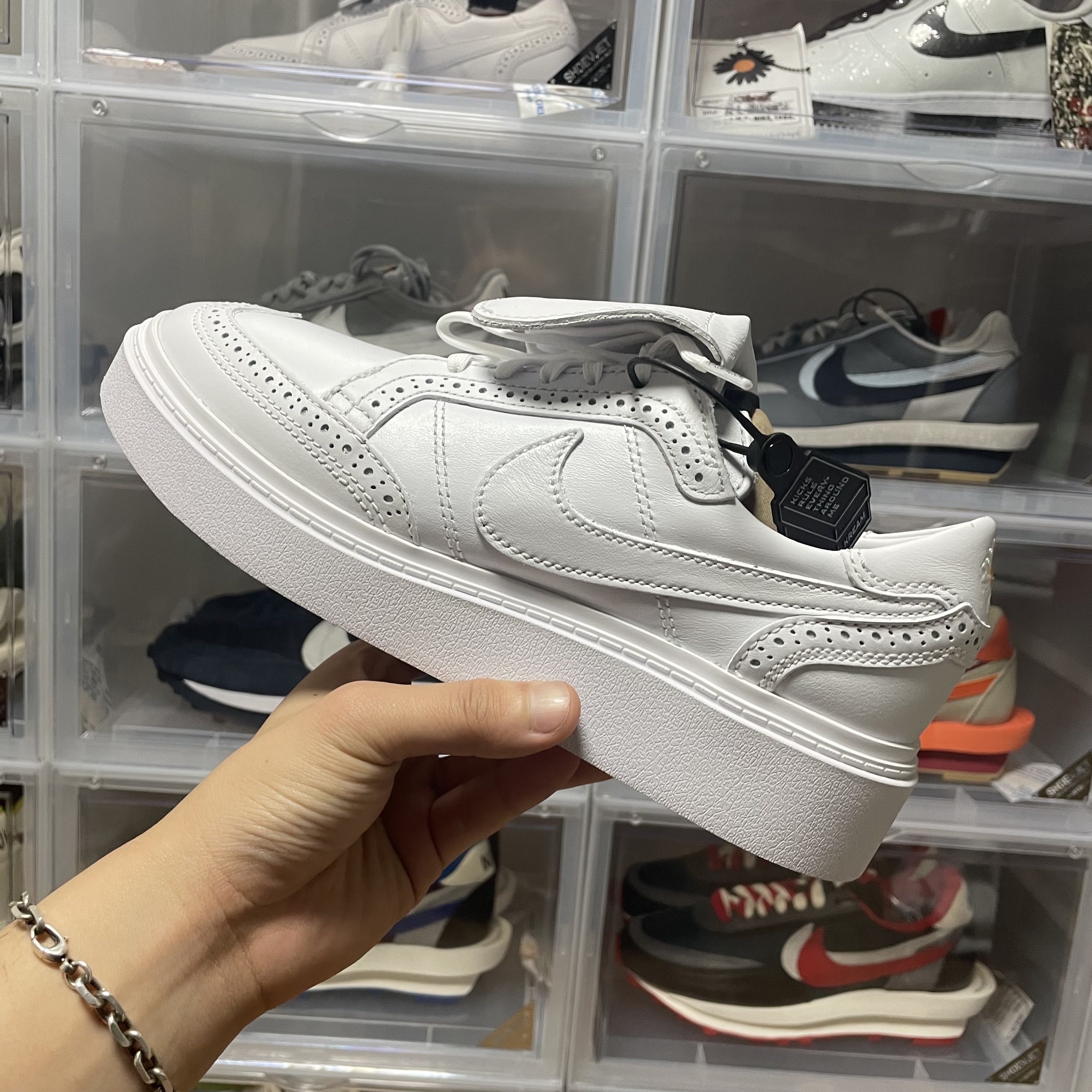 Nike x Peaceminusone Kwondo1 White 착용 스타일