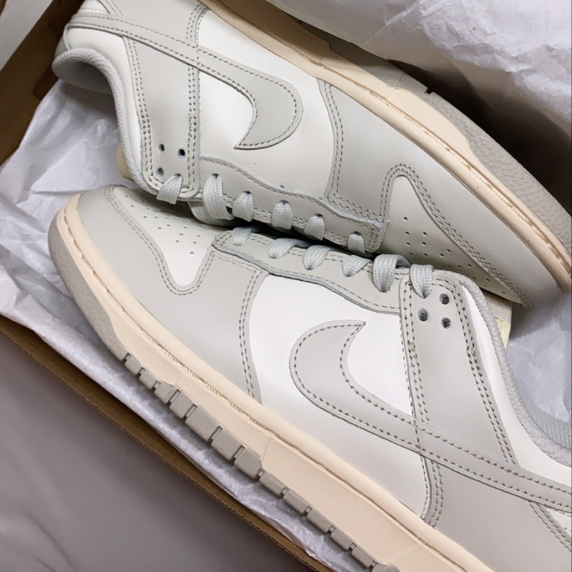 (W) Nike Dunk Low Light Bone 착용 스타일