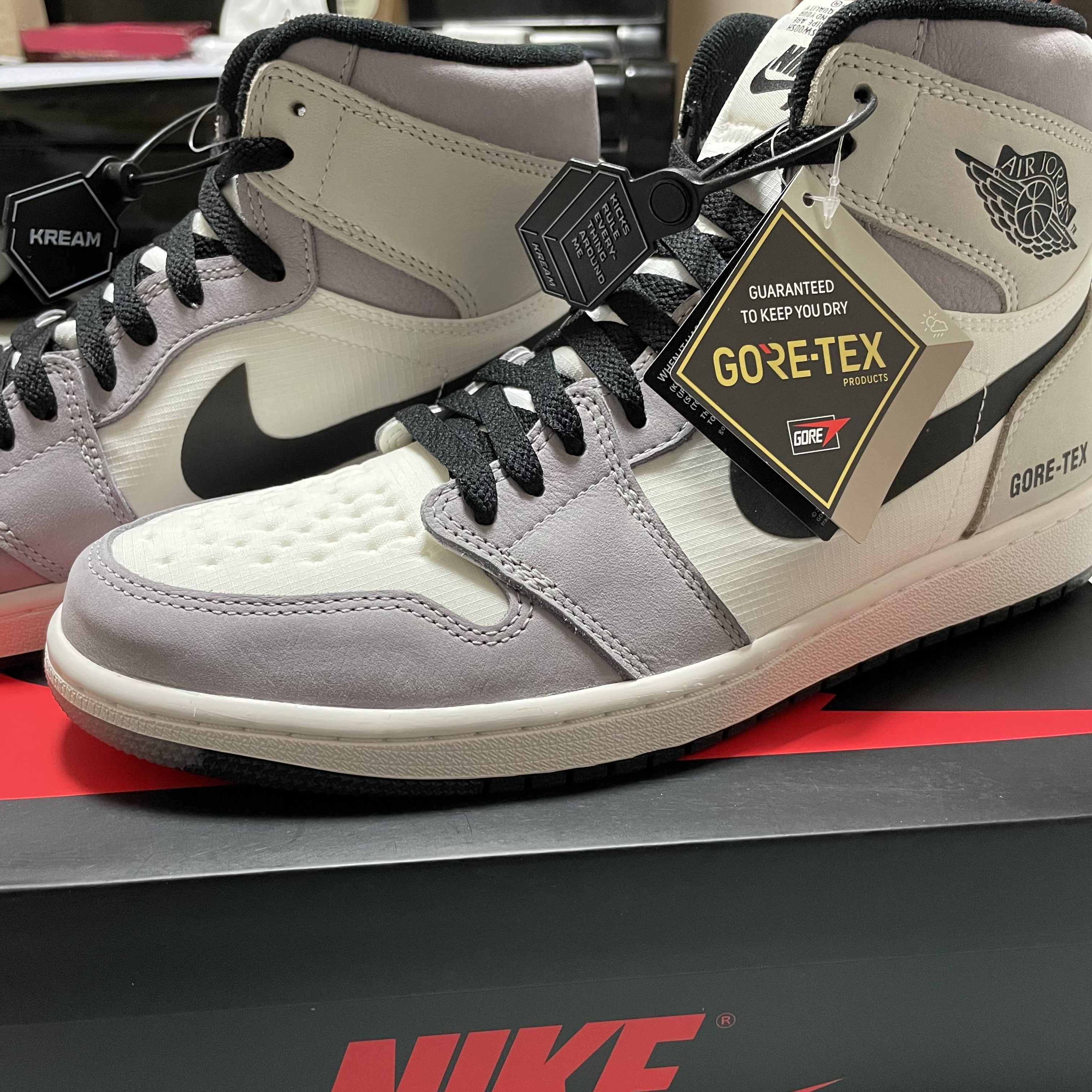 Jordan 1 Element Gore-Tex Sail 착용 스타일 - 4