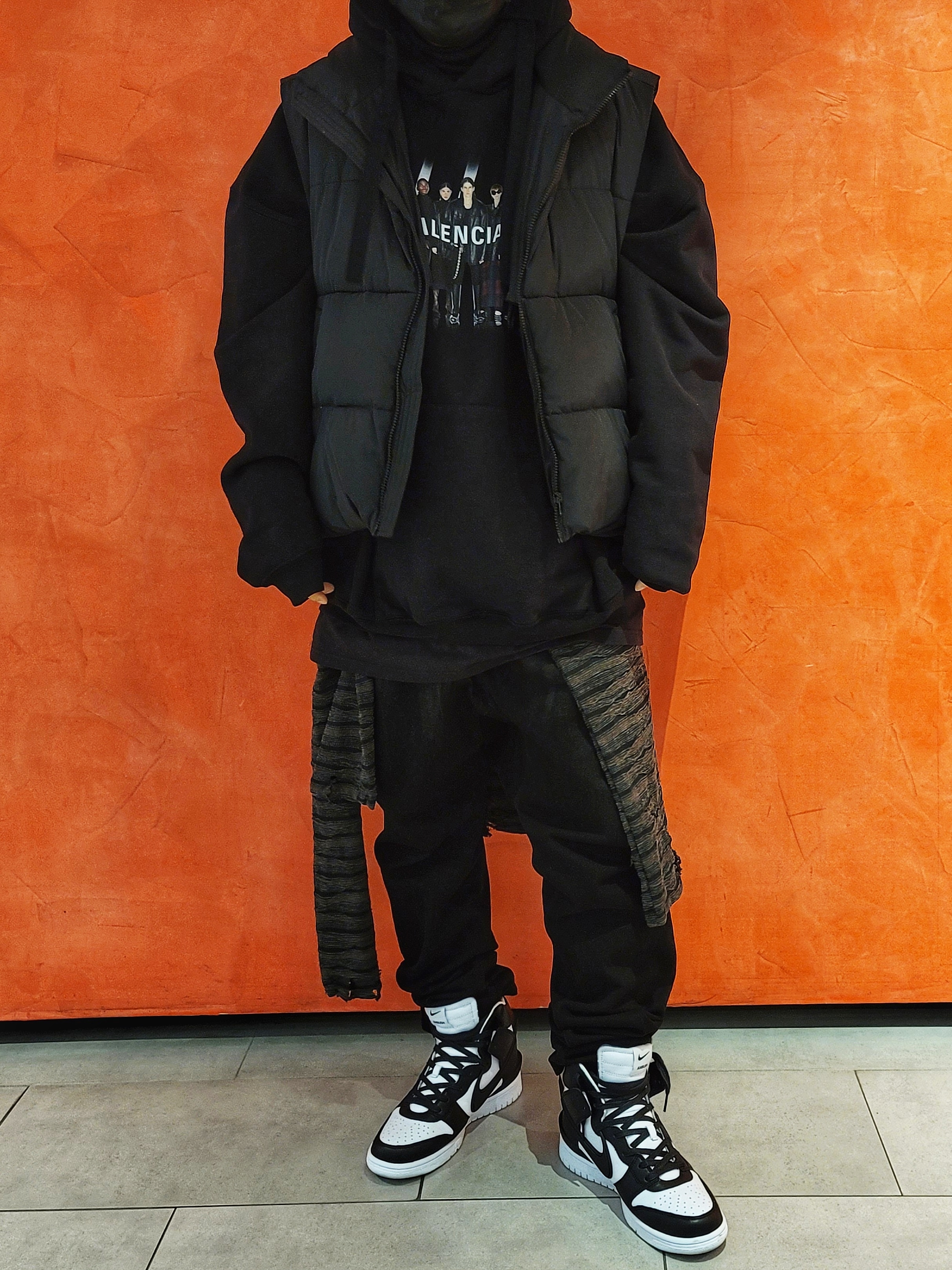 Nike x Ambush Dunk High Black 착용 스타일