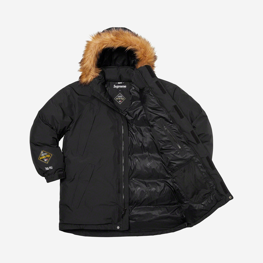 Supreme Gore-Tex 700-Fill Down Parka Black - 21FW 상세 이미지 2