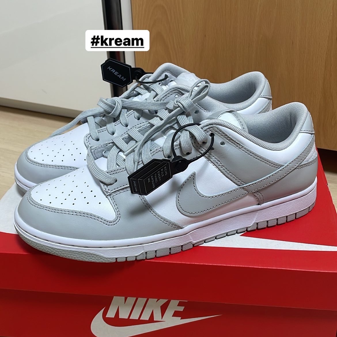 Nike Dunk Low Retro Grey Fog 착용 스타일