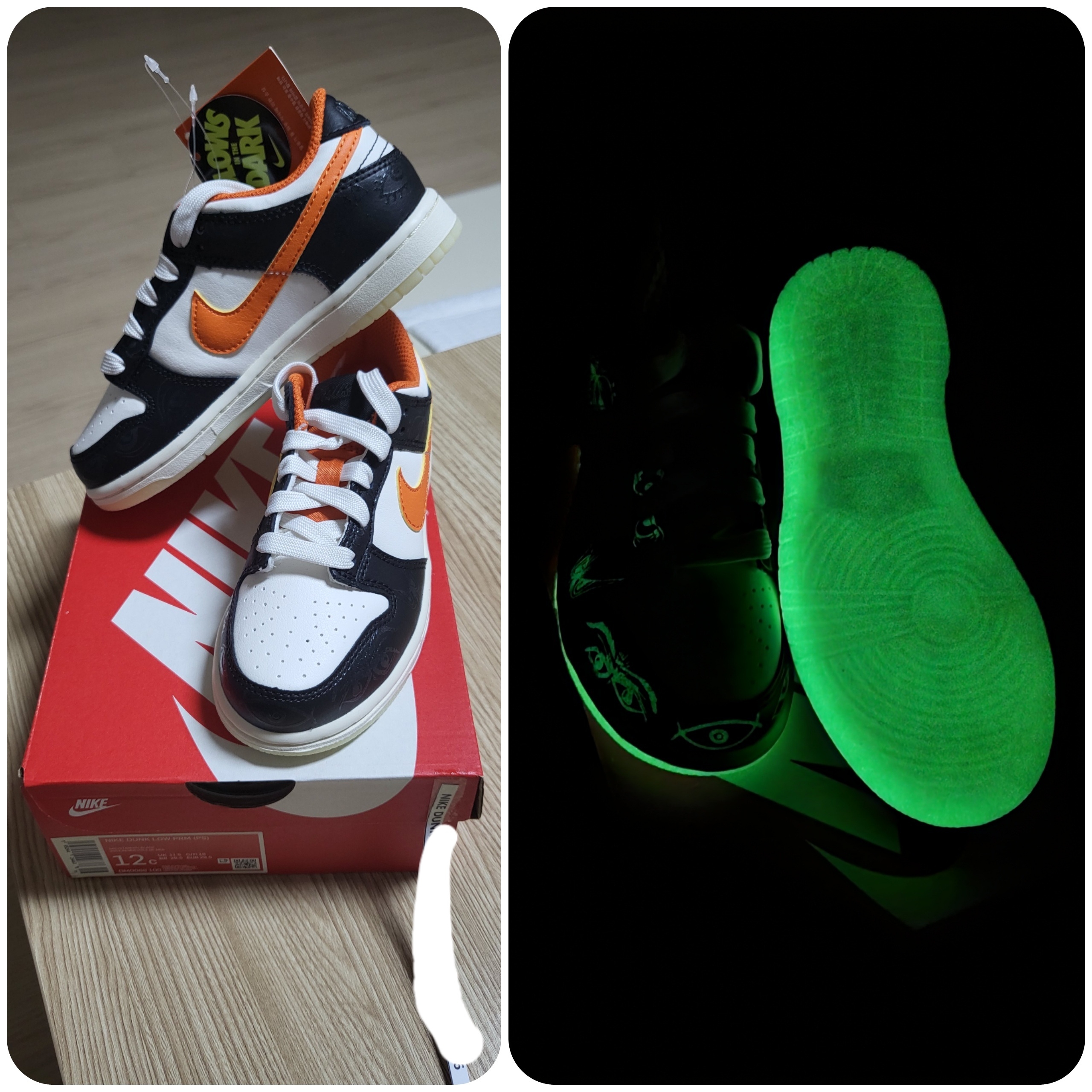 (PS) Nike Dunk Low PRM Halloween 착용 스타일