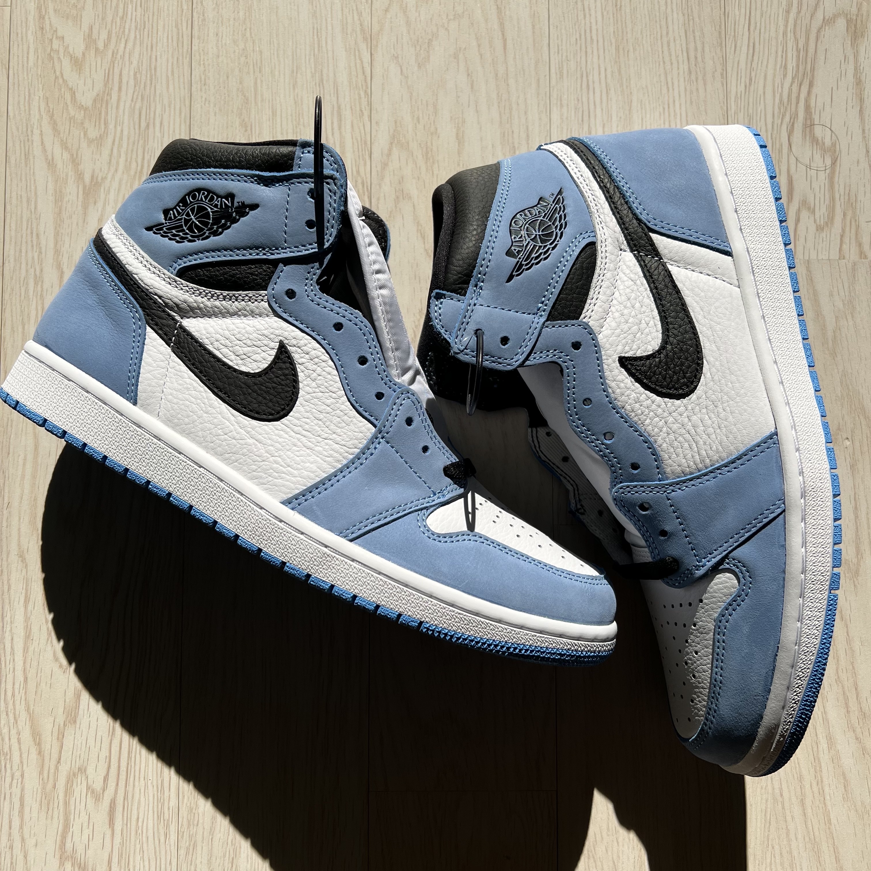 Jordan 1 Retro High OG University Blue, (GS) Jordan 1 Retro High OG University Blue 착용 스타일