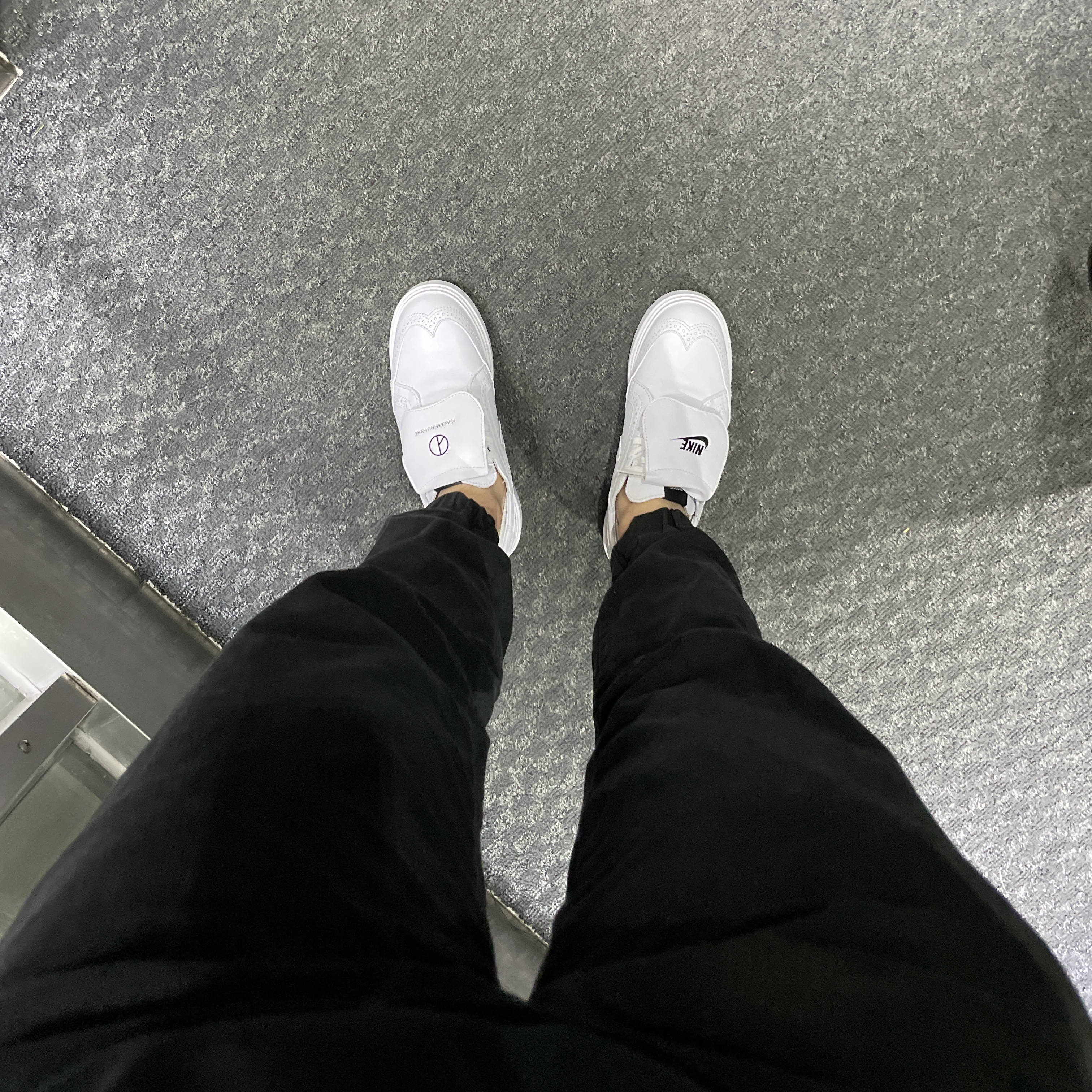 Nike x Peaceminusone Kwondo1 White 착용 스타일
