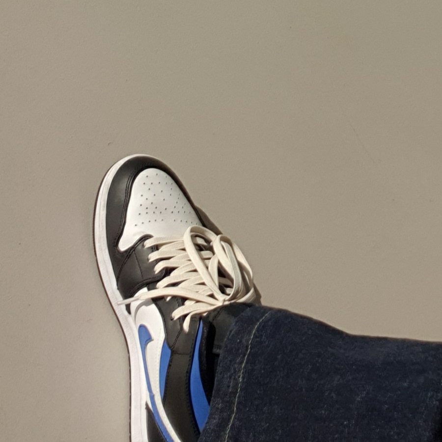 Jordan 1 Mid Racer Blue 착용 스타일 - 4