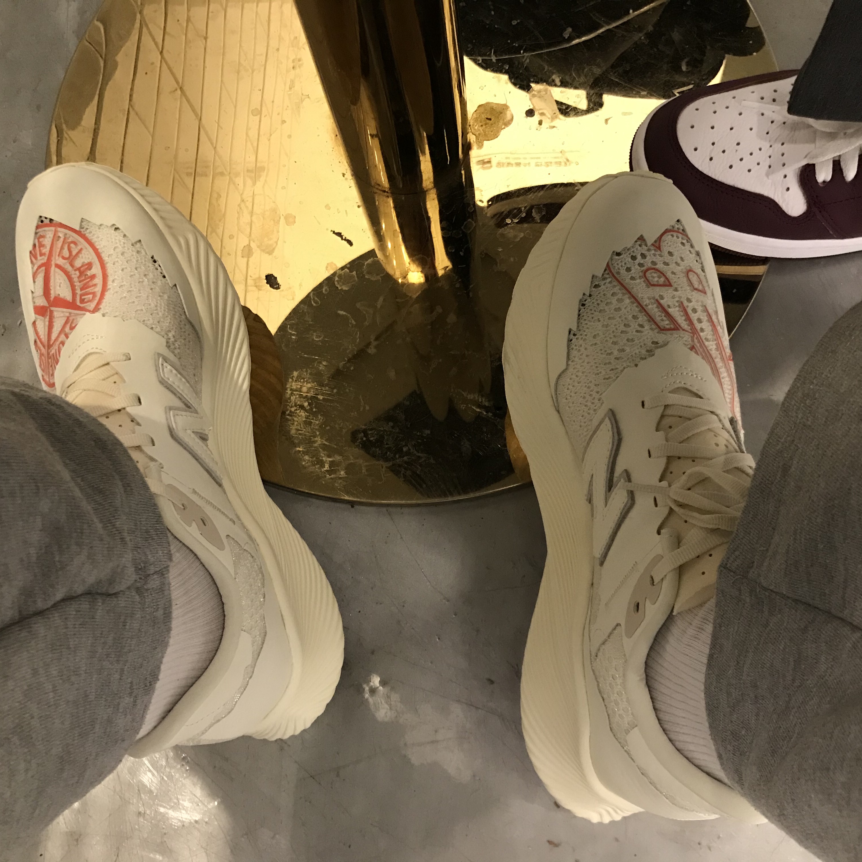 New Balance x Stone Island x Tokyo Design Studio FuelCell RC Elite v2 착용 스타일