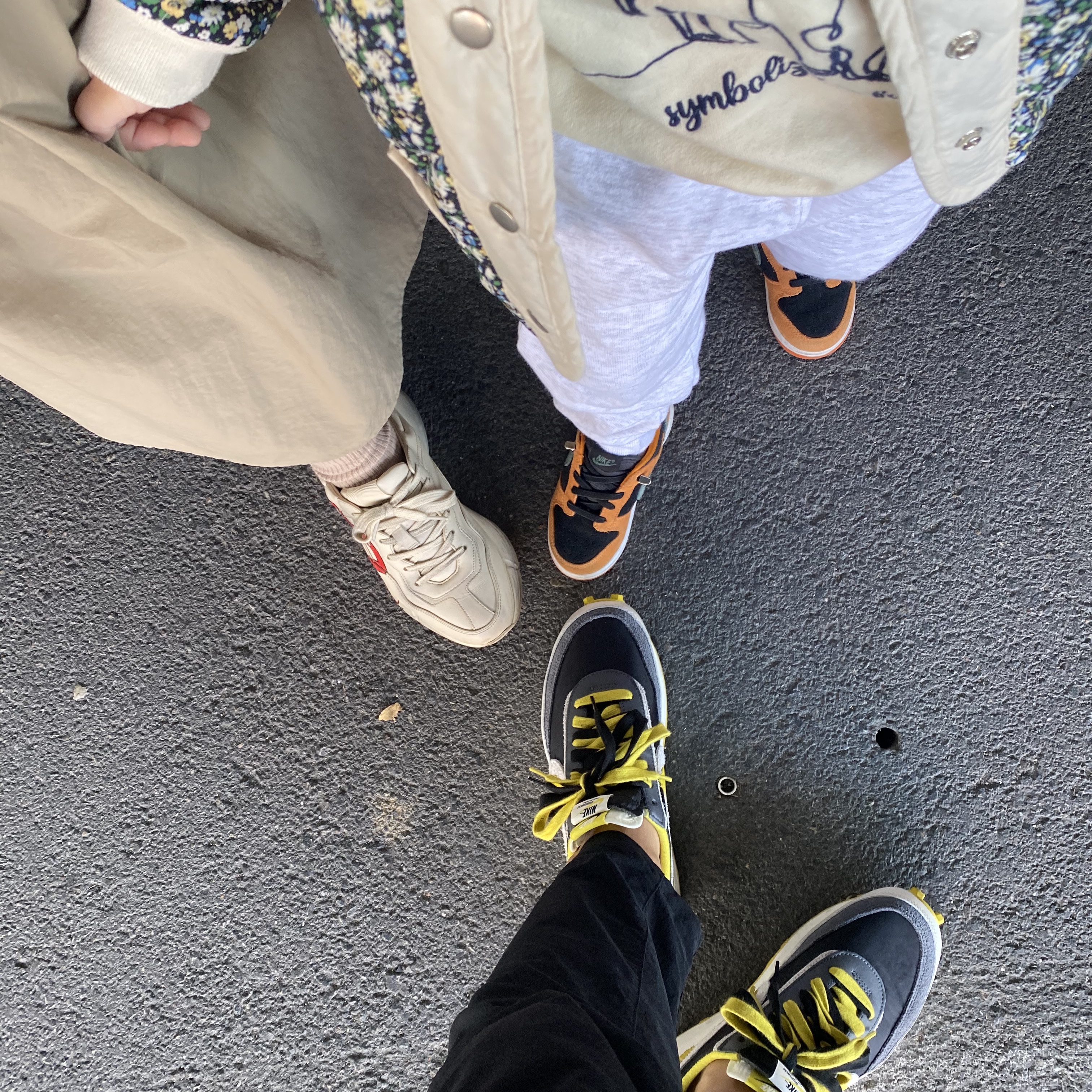 Nike x Sacai x Undercover LDWaffle Black Bright Citron, (TD) Nike Dunk Low SP Ceramic 착용 스타일
