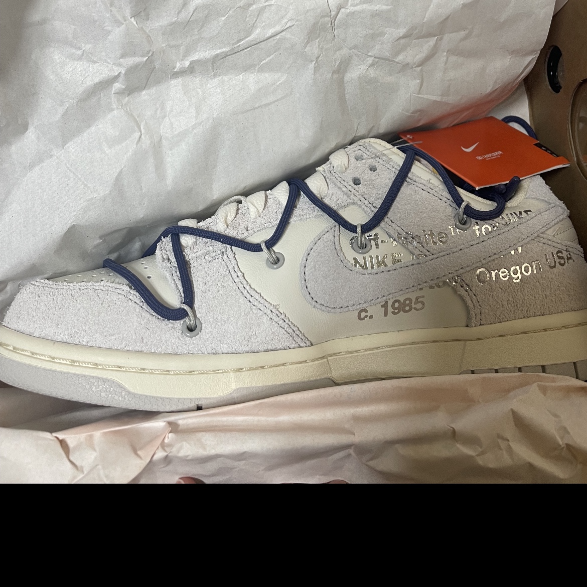 Nike x Off-White Dunk Low The 50 - Lot 18 착용 스타일