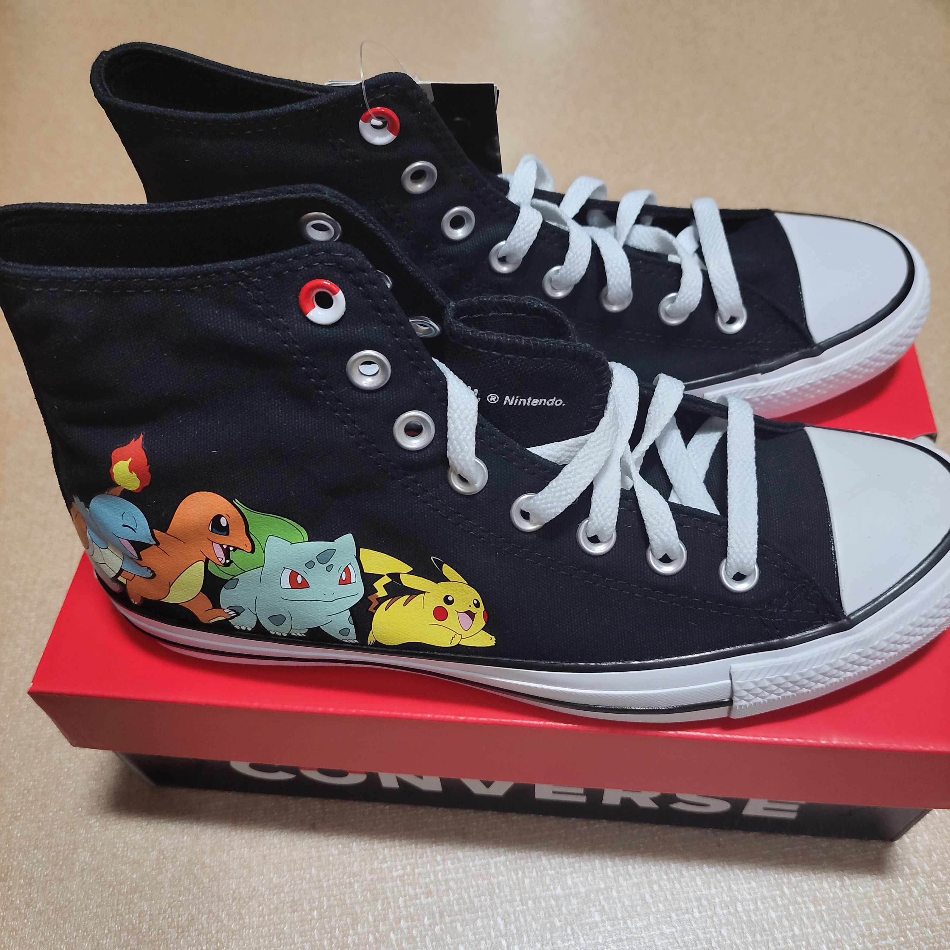 Converse x Pokemon Chuck Taylor All Star Hi First Partners 착용 스타일 - 2