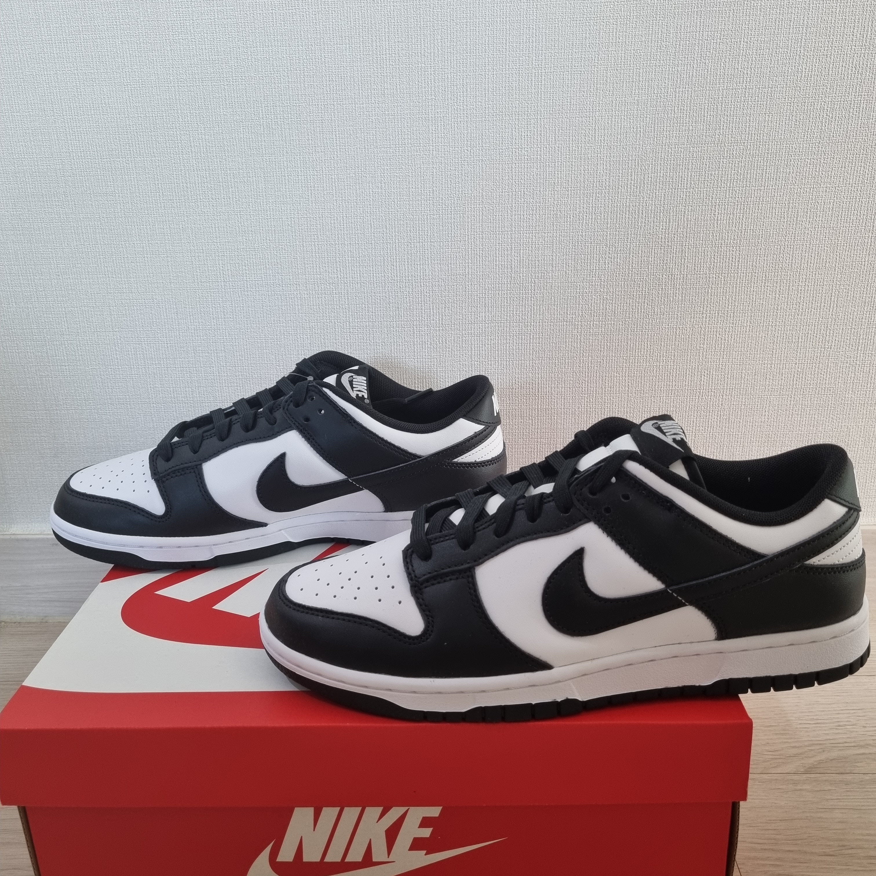 Nike Dunk Low Retro Black 착용 스타일 - 1