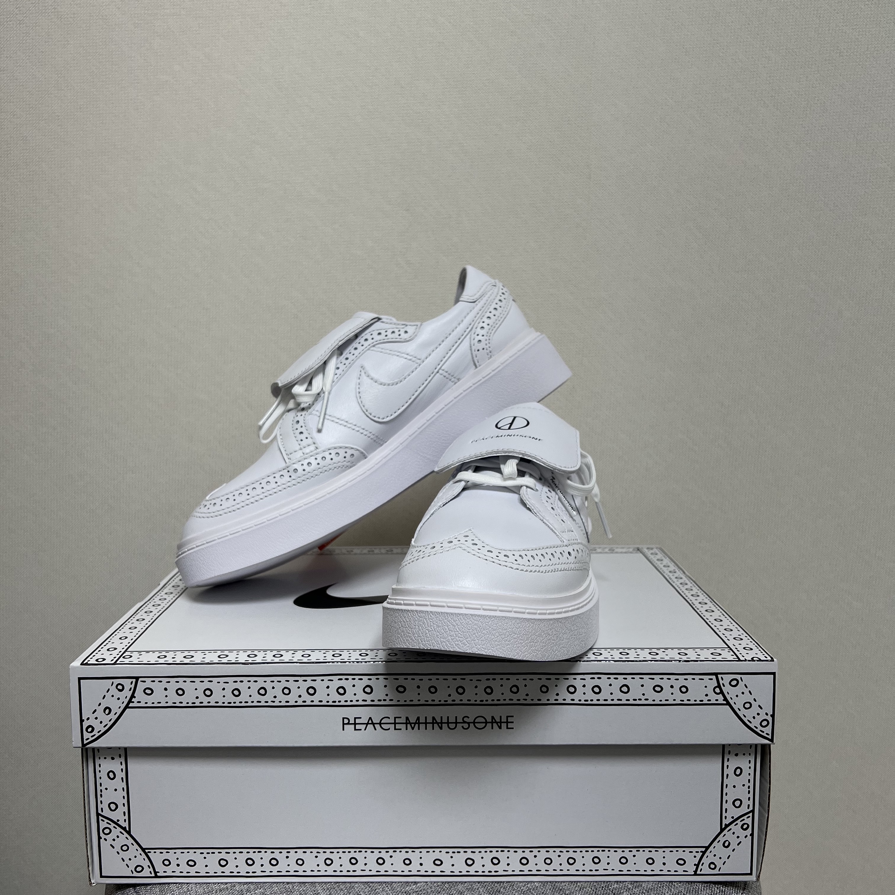 Nike x Peaceminusone Kwondo1 White 착용 스타일