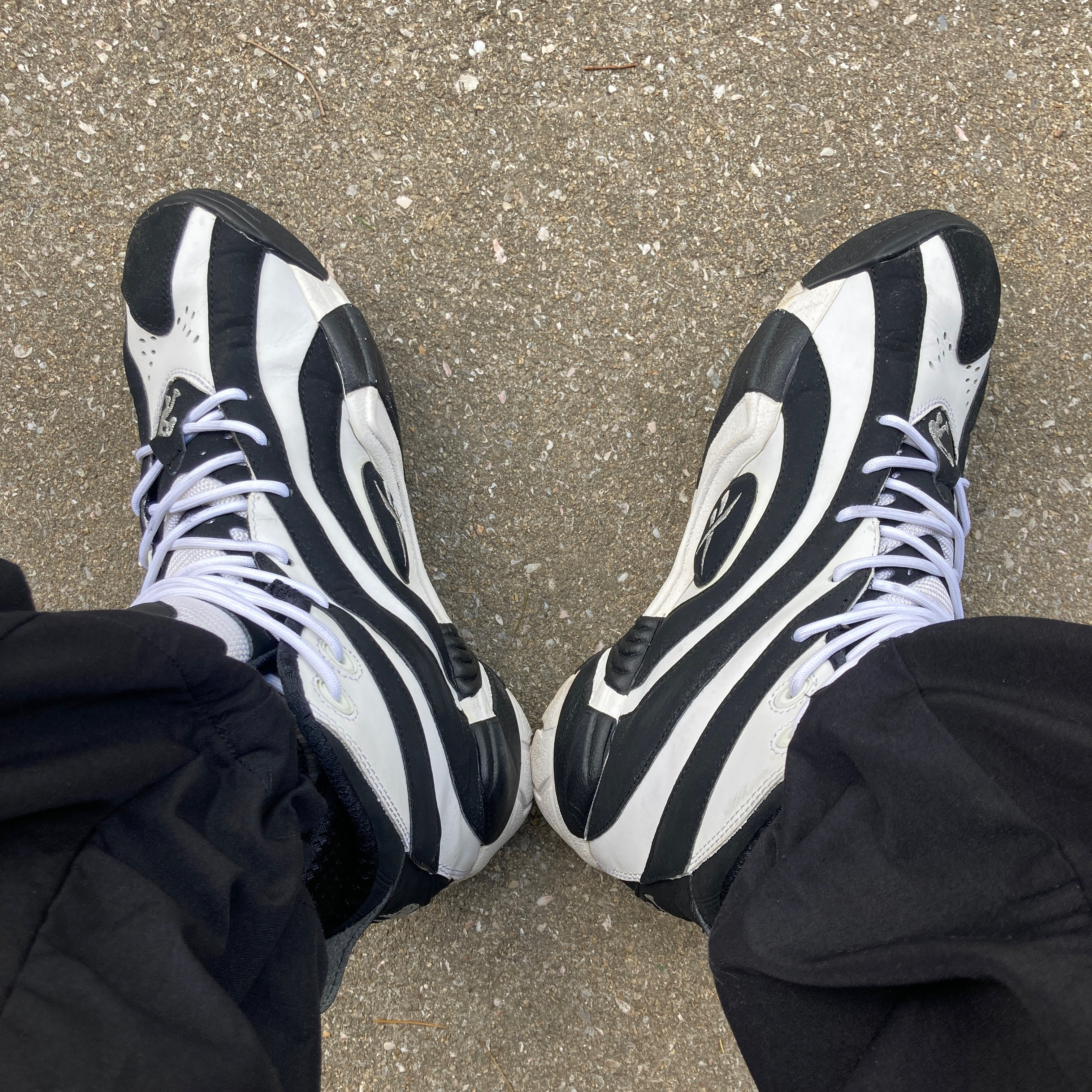Reebok Shaqnosis OG Black White 2013 착용 스타일