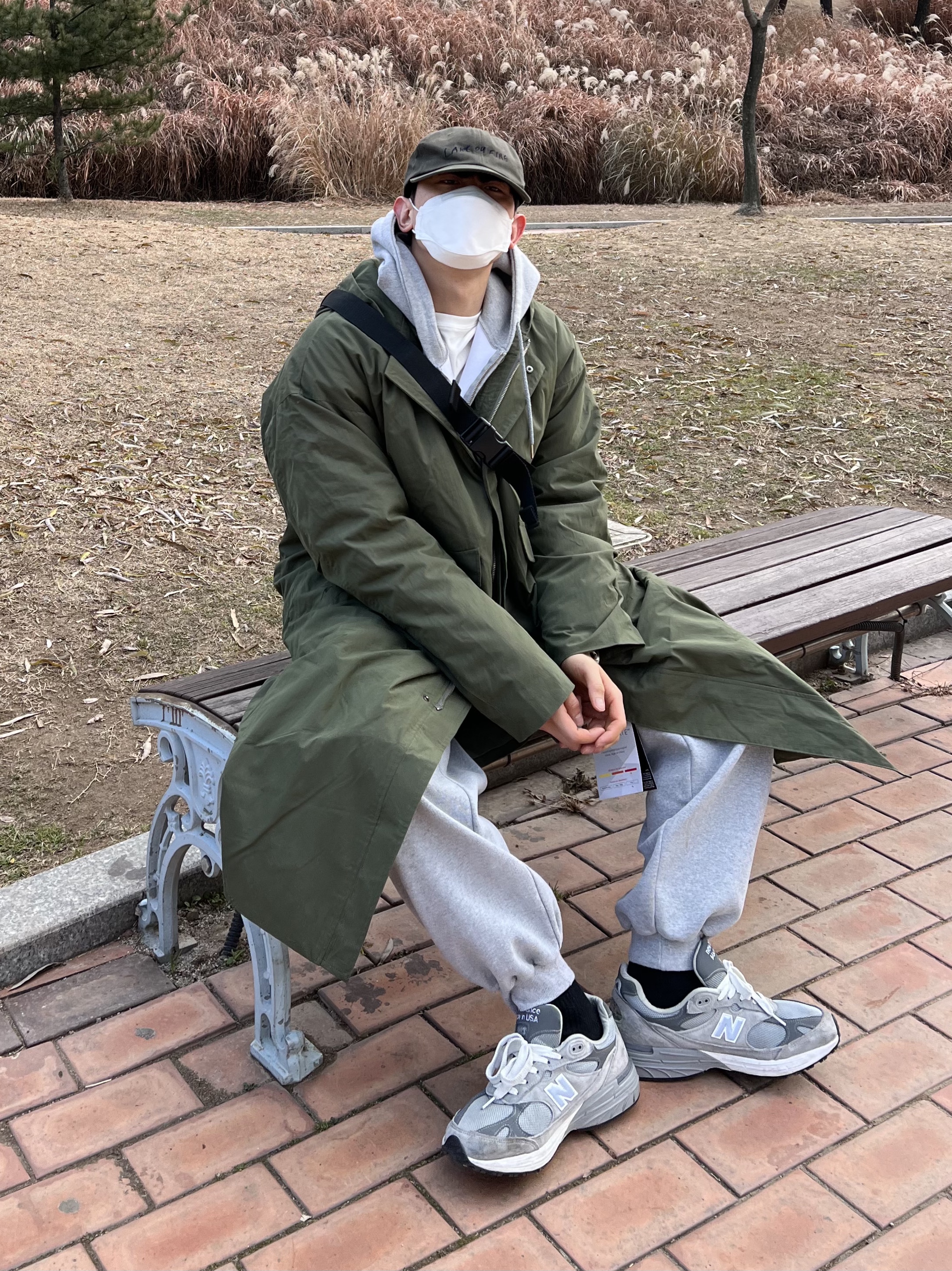 New Balance 993 Made in USA Grey - D Standard 착용 스타일 - 1