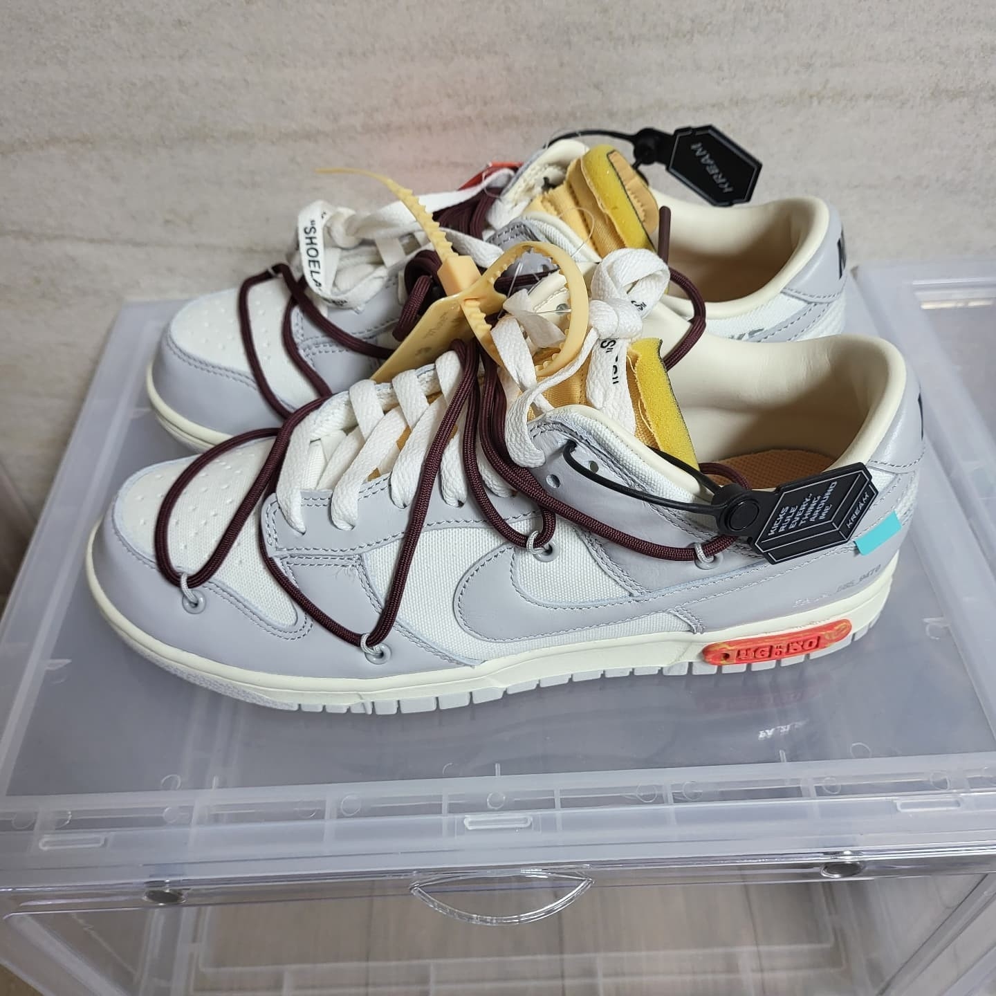 Nike x Off-White Dunk Low The 50 - Lot 46 착용 스타일 - 2