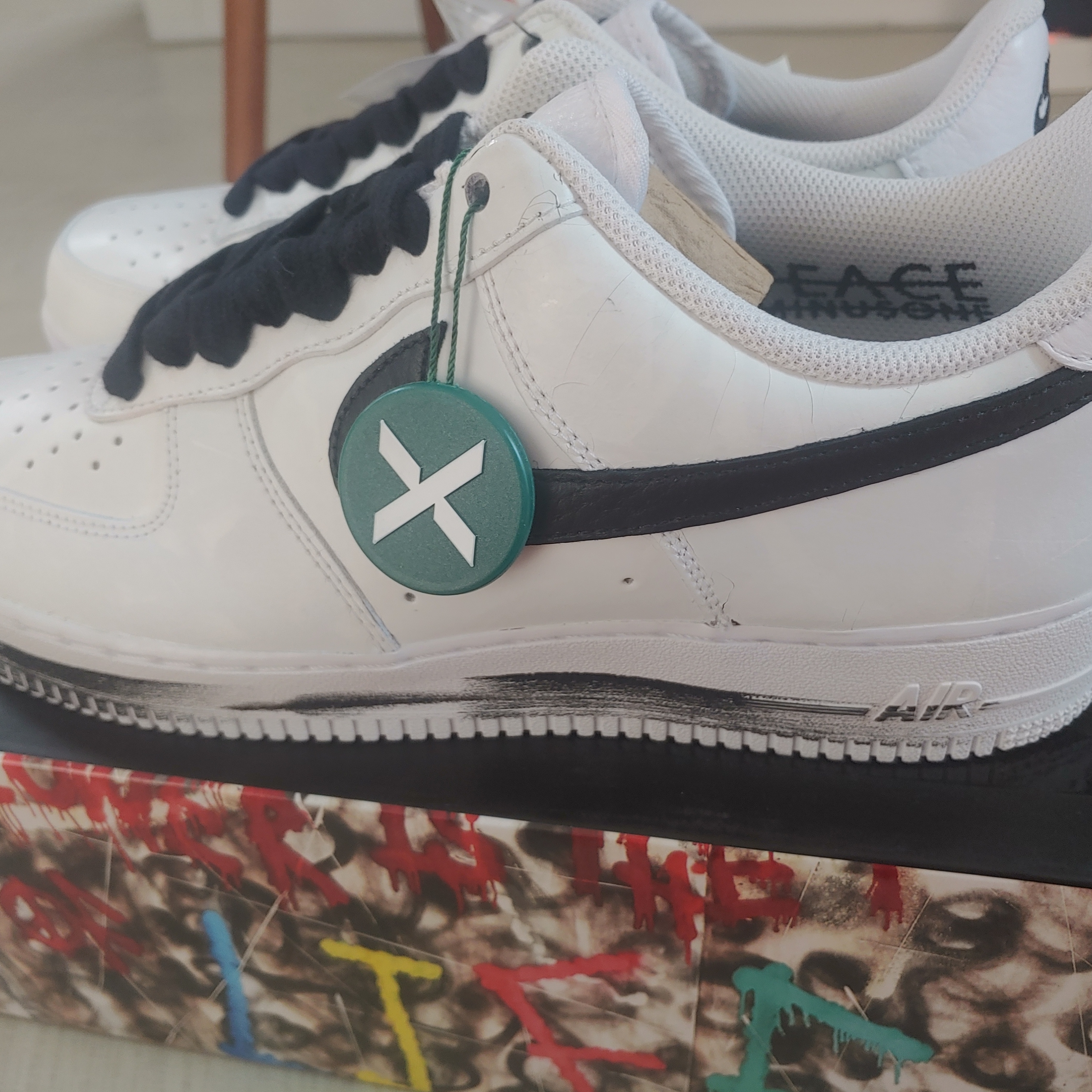 Nike x Peaceminusone Air Force 1 Low Para-Noise 2.0 착용 스타일 - 1