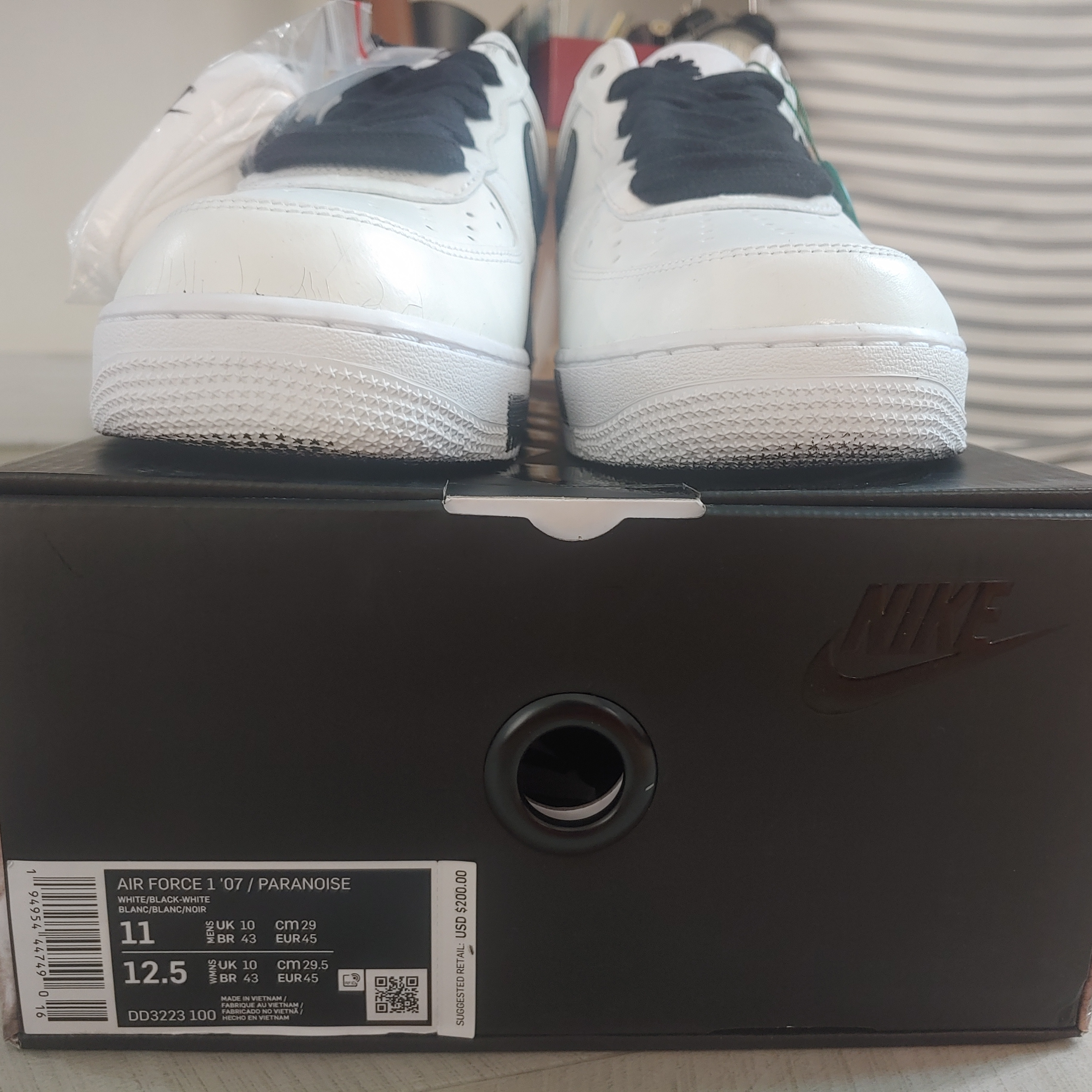 Nike x Peaceminusone Air Force 1 Low Para-Noise 2.0 착용 스타일 - 3