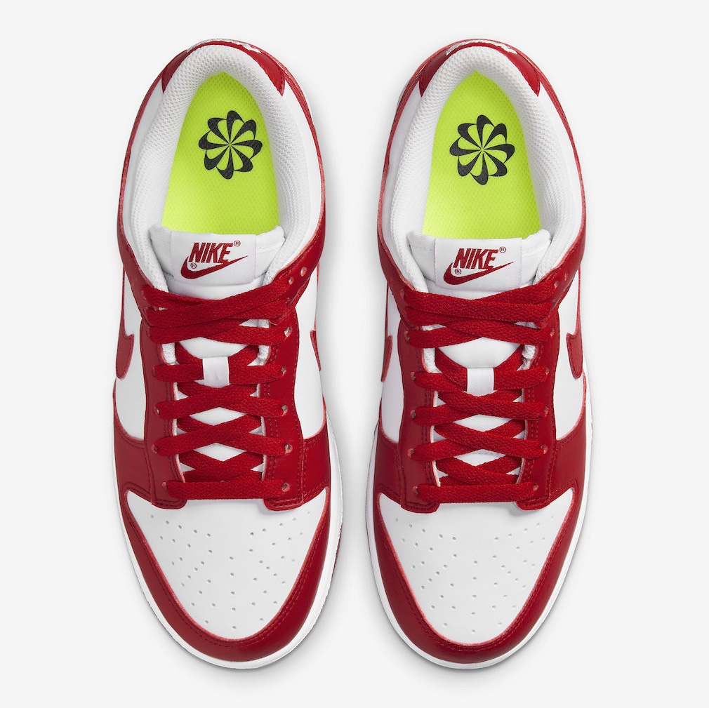 (W) Nike Dunk Low Next Nature Gym Red 착용 스타일 - 4