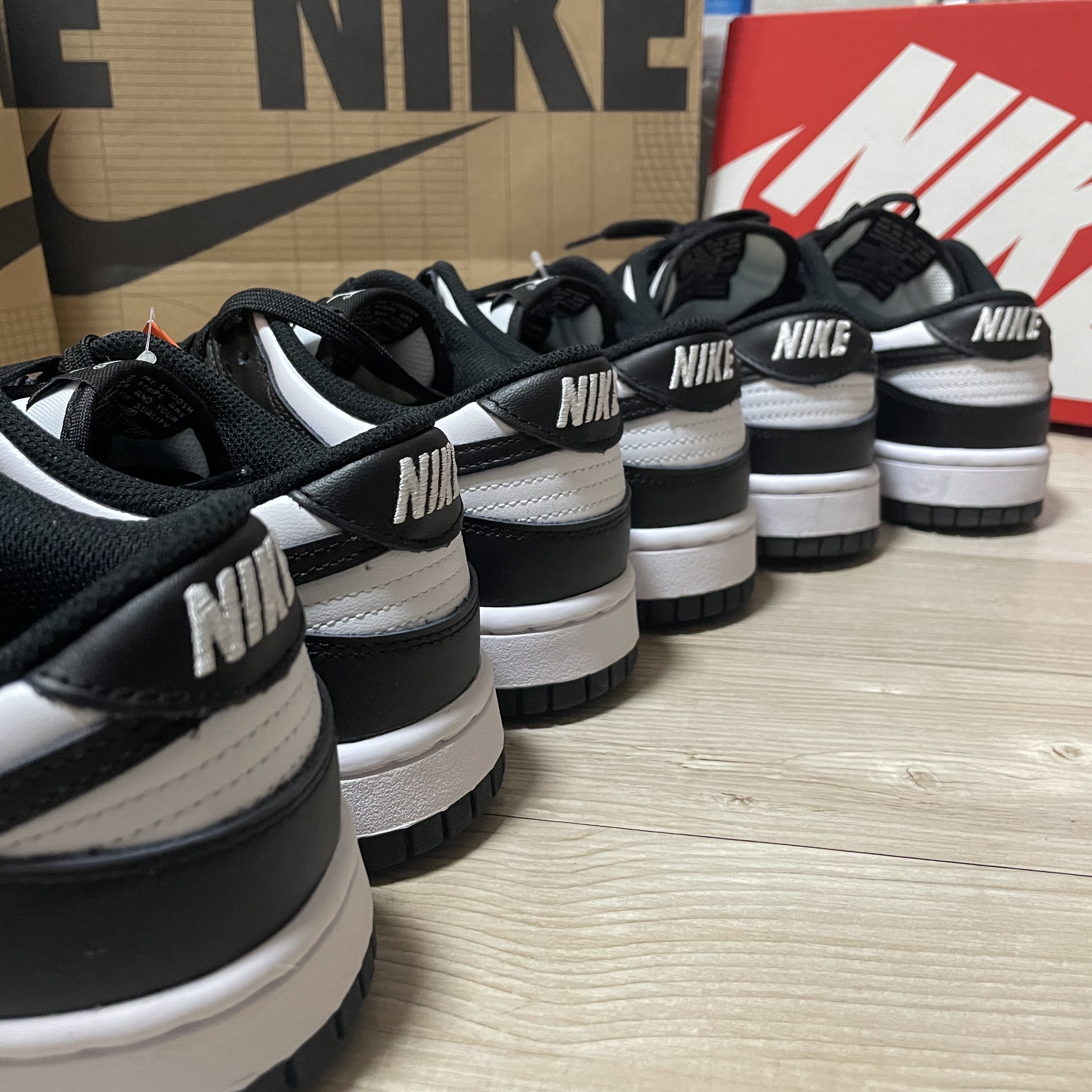 (W) Nike Dunk Low Black 착용 스타일