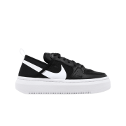 (W) Nike Court Vision Alta Black White