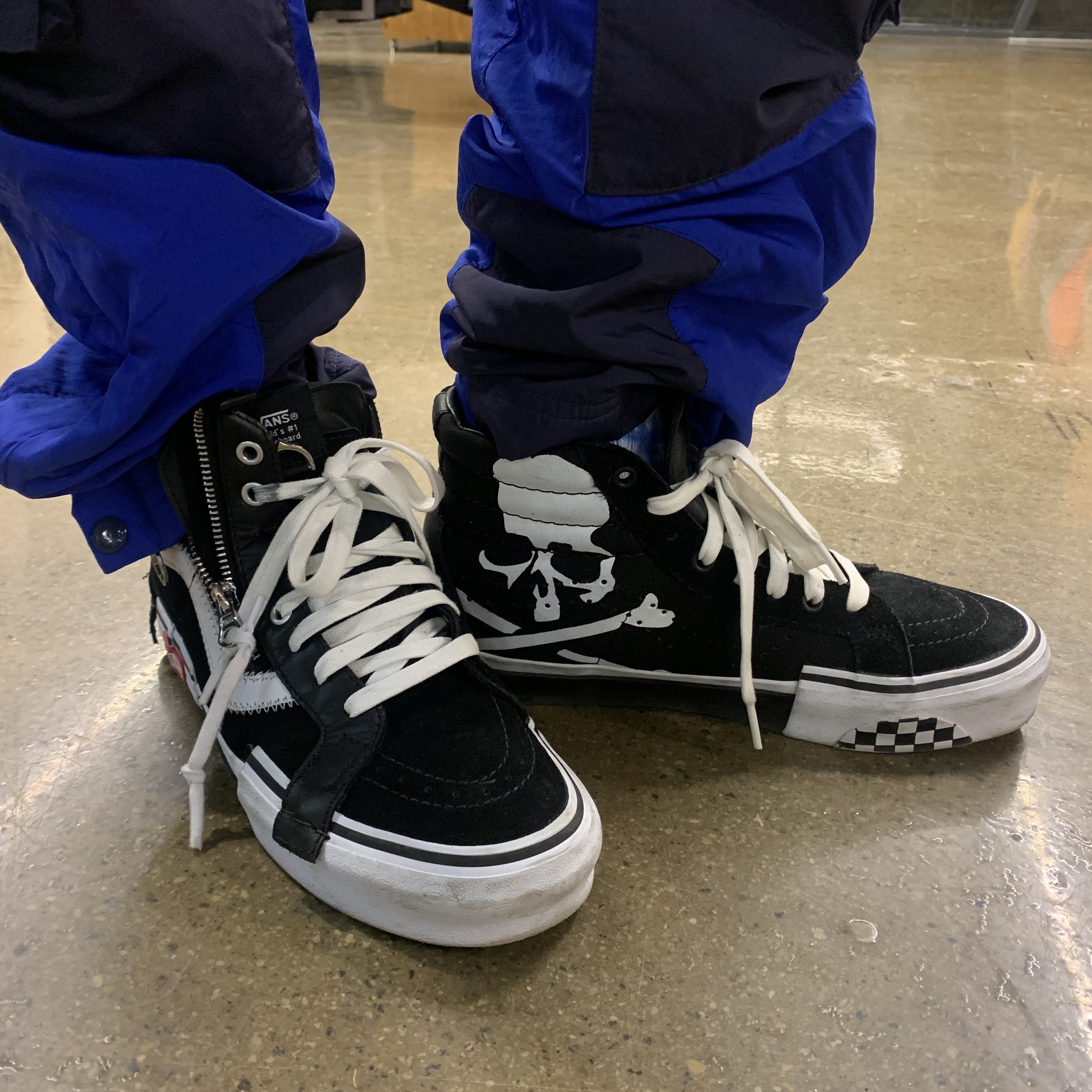Vans Vault x Mastermind x END. Sk8-Hi Cap LX Black 착용 스타일