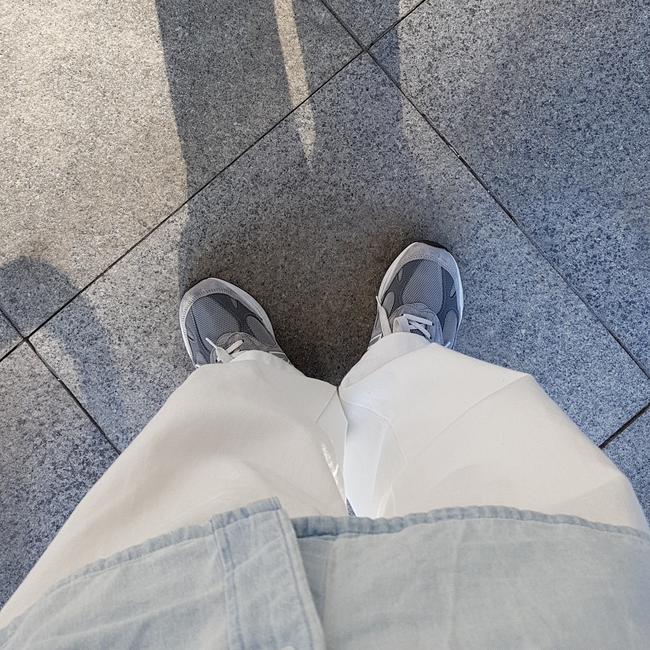 New Balance 993 Made in USA Grey - D Standard 착용 스타일