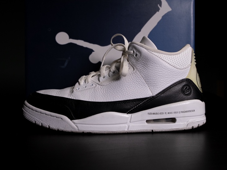 Jordan 3 x Fragment Retro SP White Black 착용 스타일