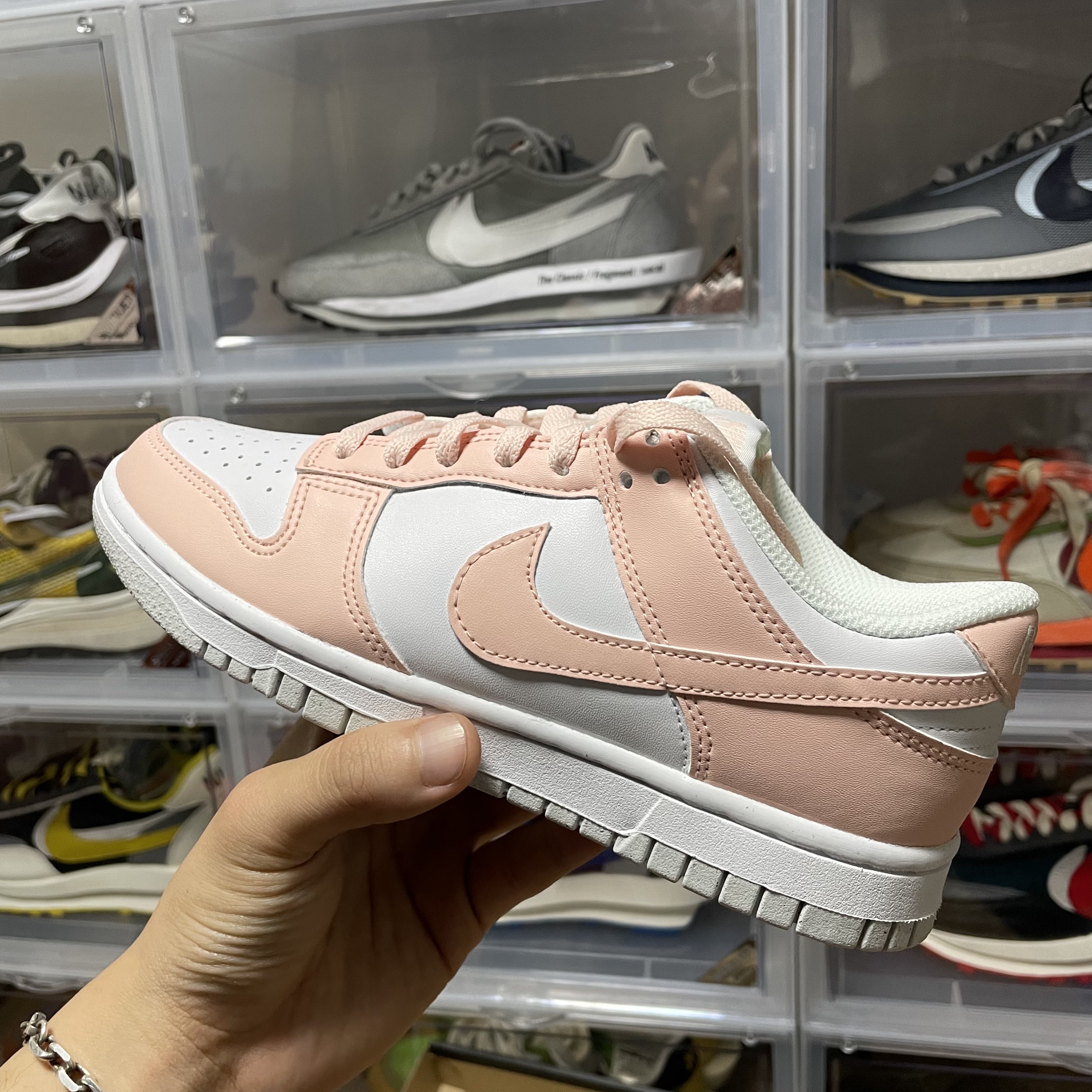 (W) Nike Dunk Low Next Nature Pale Coral 착용 스타일
