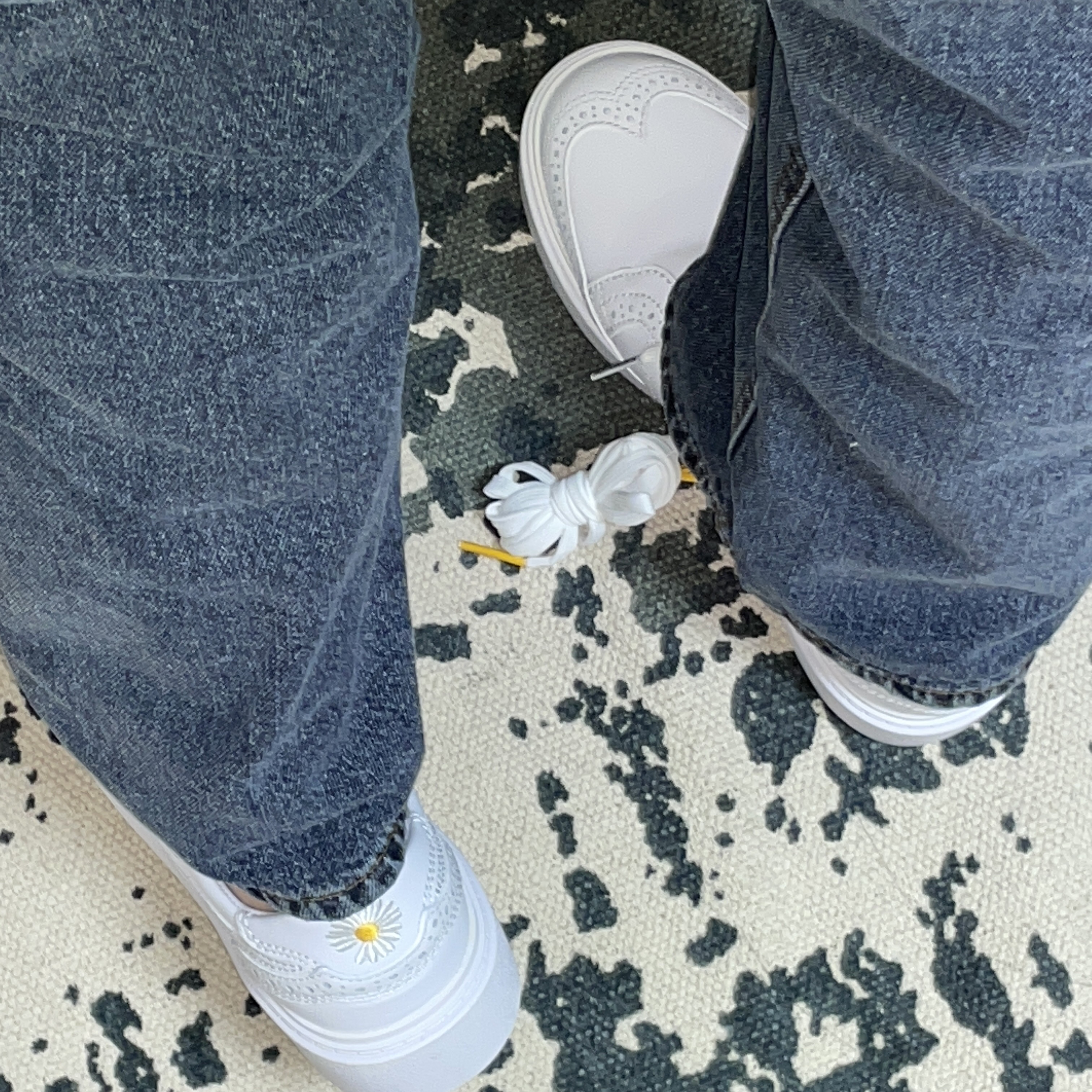 Nike x Peaceminusone Kwondo1 White 착용 스타일
