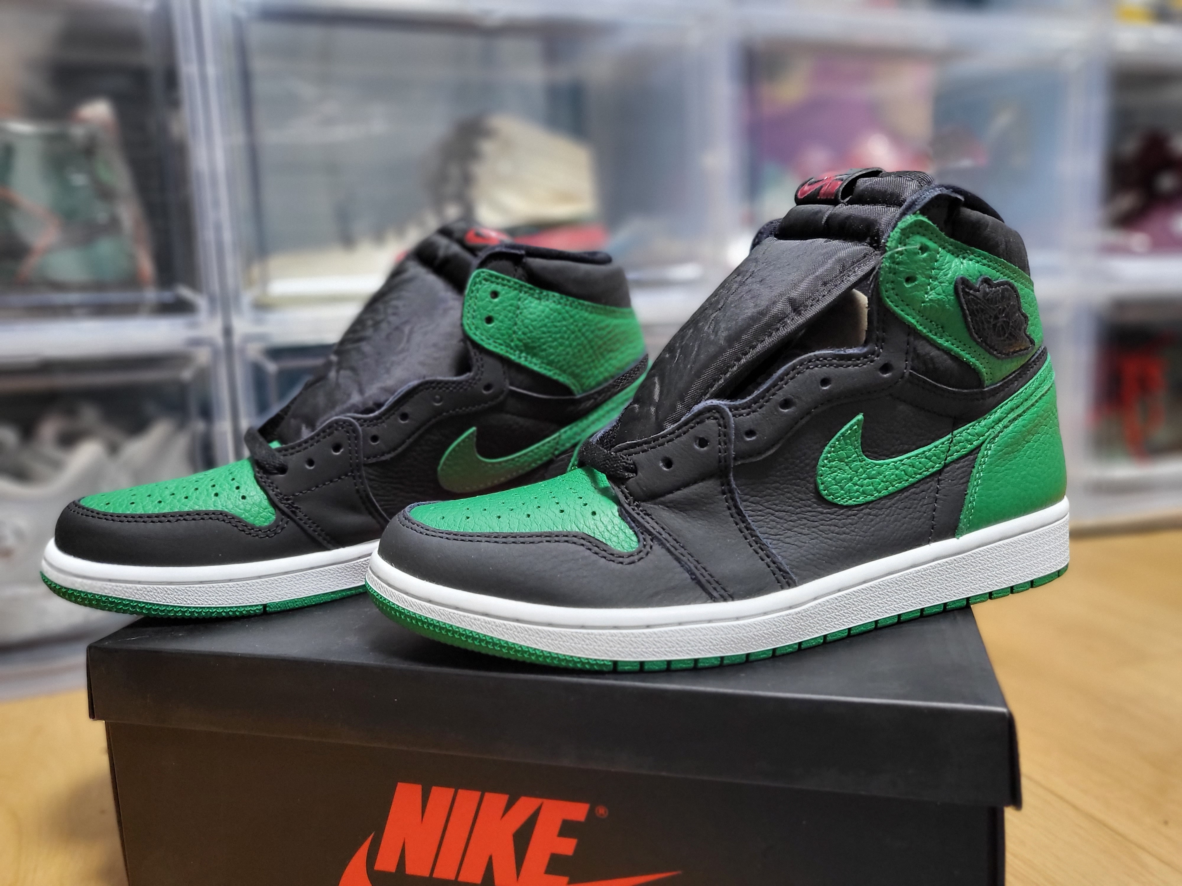Jordan 1 Retro High OG Pine Green Black 착용 스타일 - 1