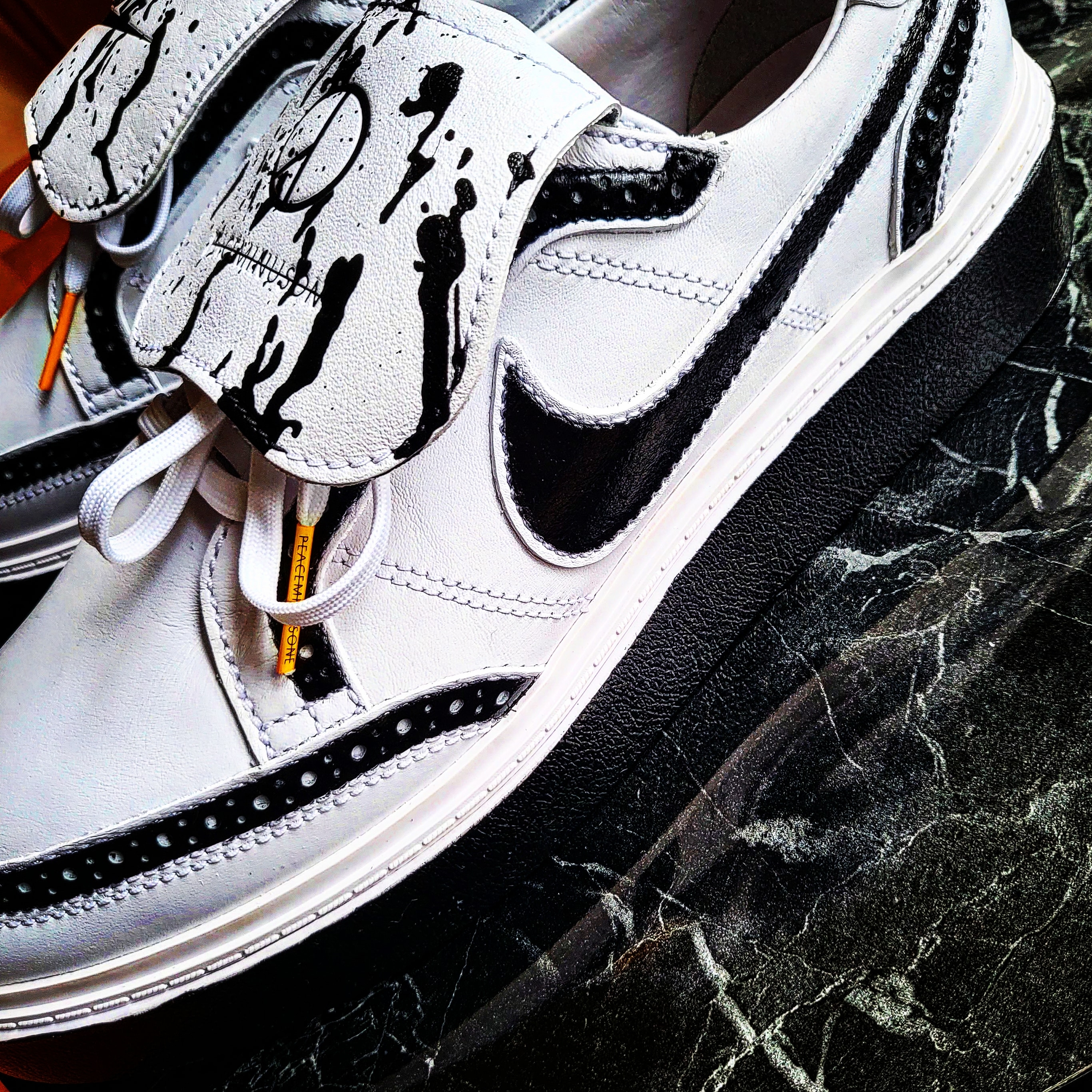 Nike x Peaceminusone Kwondo1 White 착용 스타일