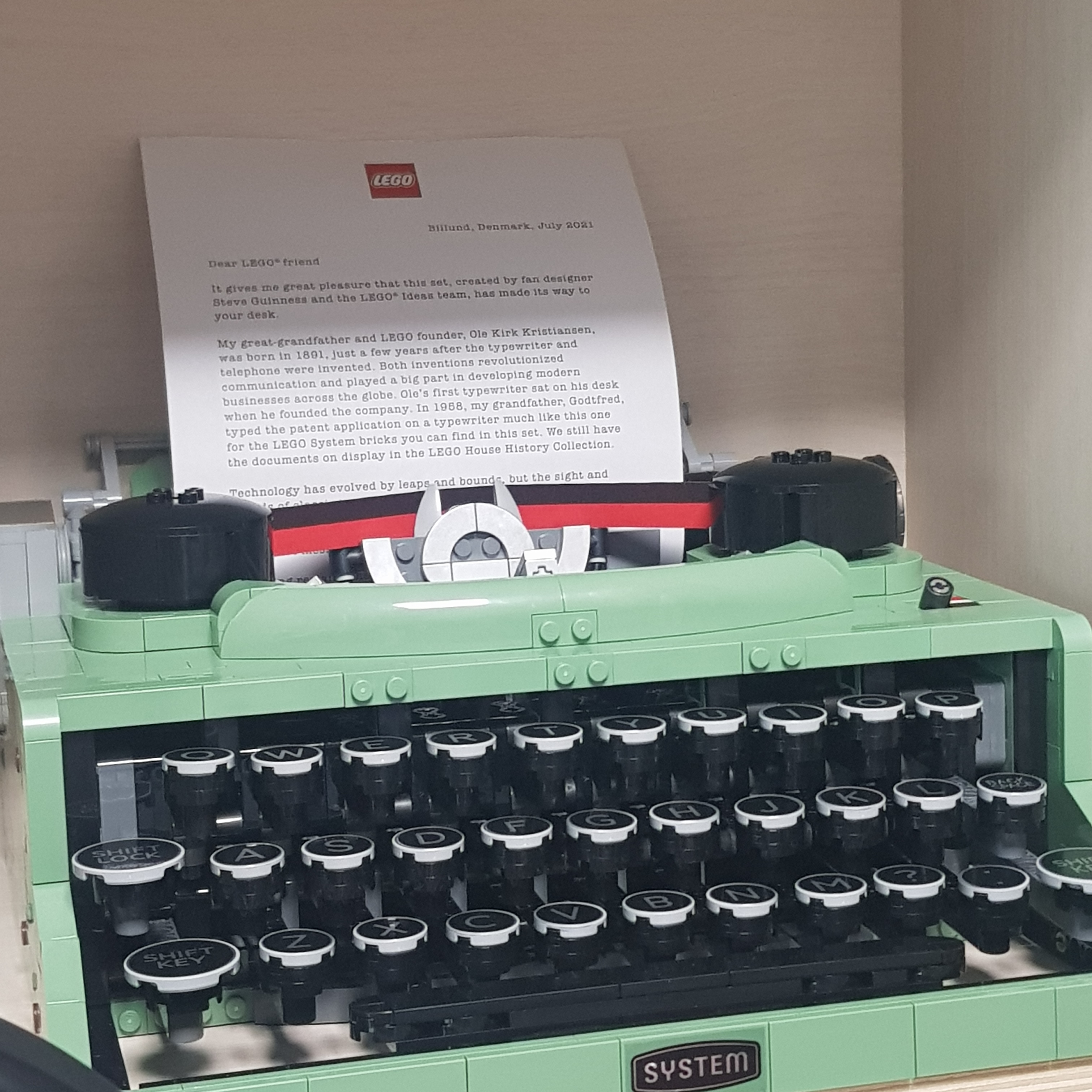 Lego Typewriter 착용 스타일 - 1