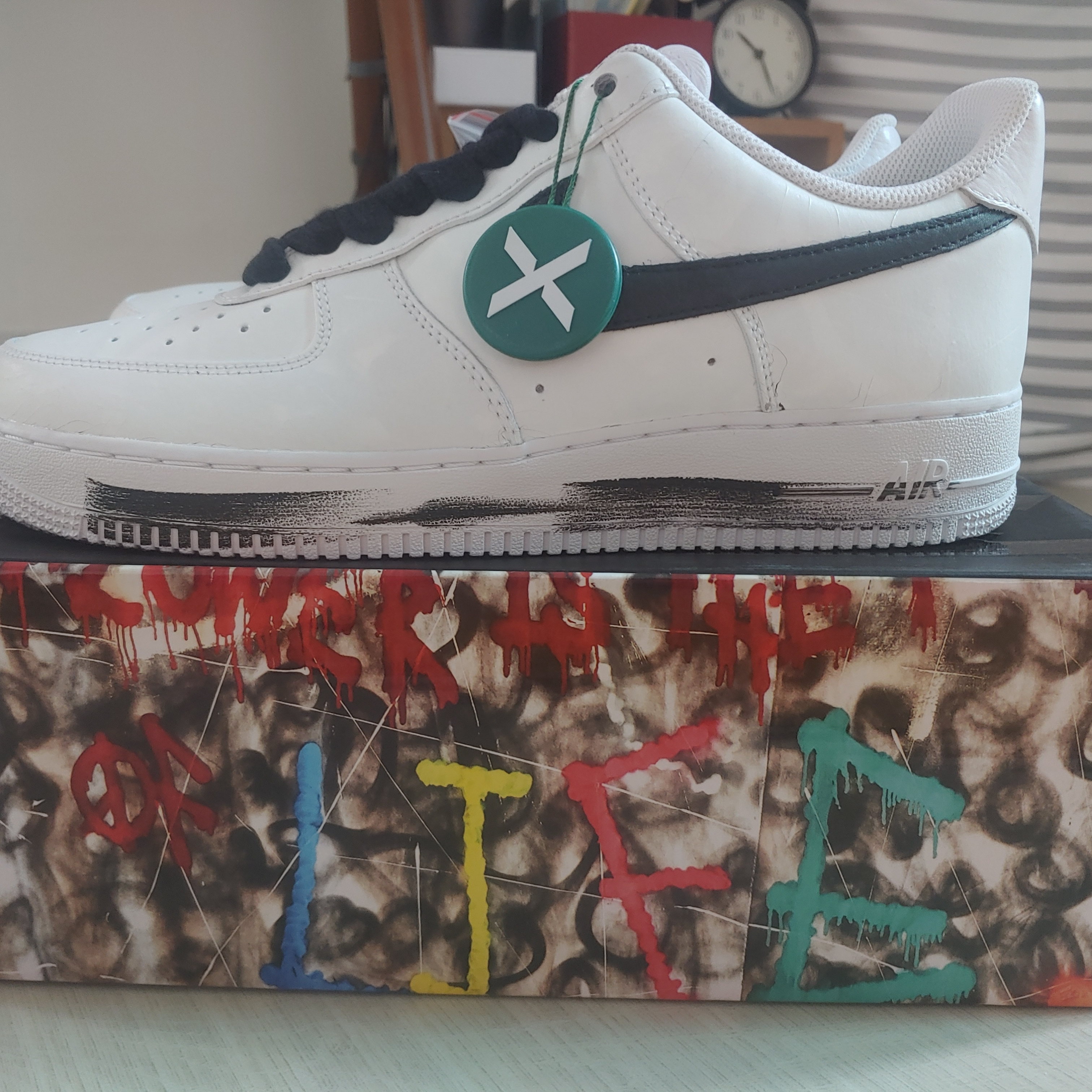 Nike x Peaceminusone Air Force 1 Low Para-Noise 2.0 착용 스타일 - 4