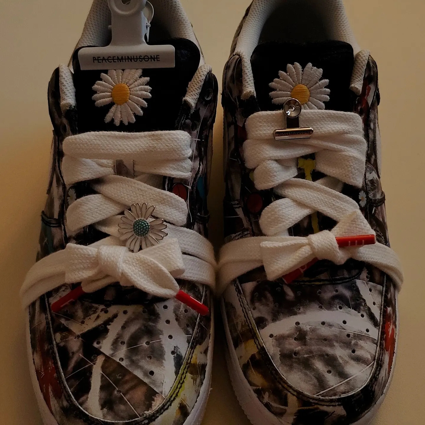 Nike x Peaceminusone Air Force 1 Low Para-Noise 착용 스타일 - 3