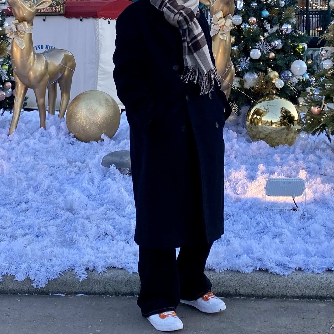 Nike x Sacai Blazer Low Magma Orange 착용 스타일