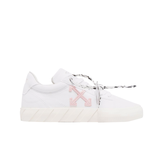 (W) Off-White Arrow Low Vulcanized Sneakers White Light Pink - 21FW