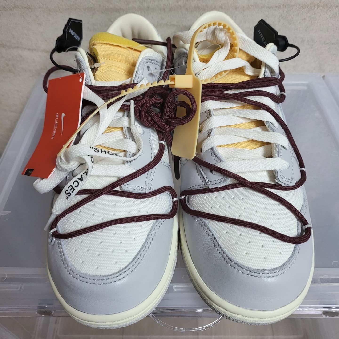 Nike x Off-White Dunk Low The 50 - Lot 46 착용 스타일 - 1