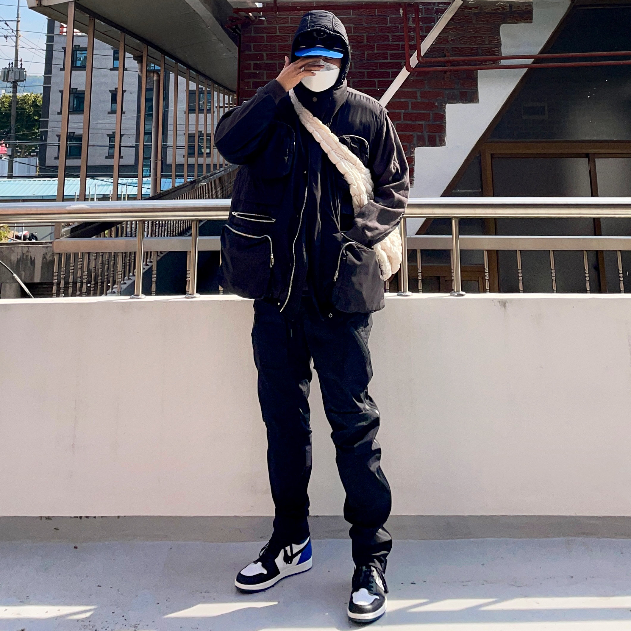 Jordan 1 x Fragment Retro High OG 착용 스타일