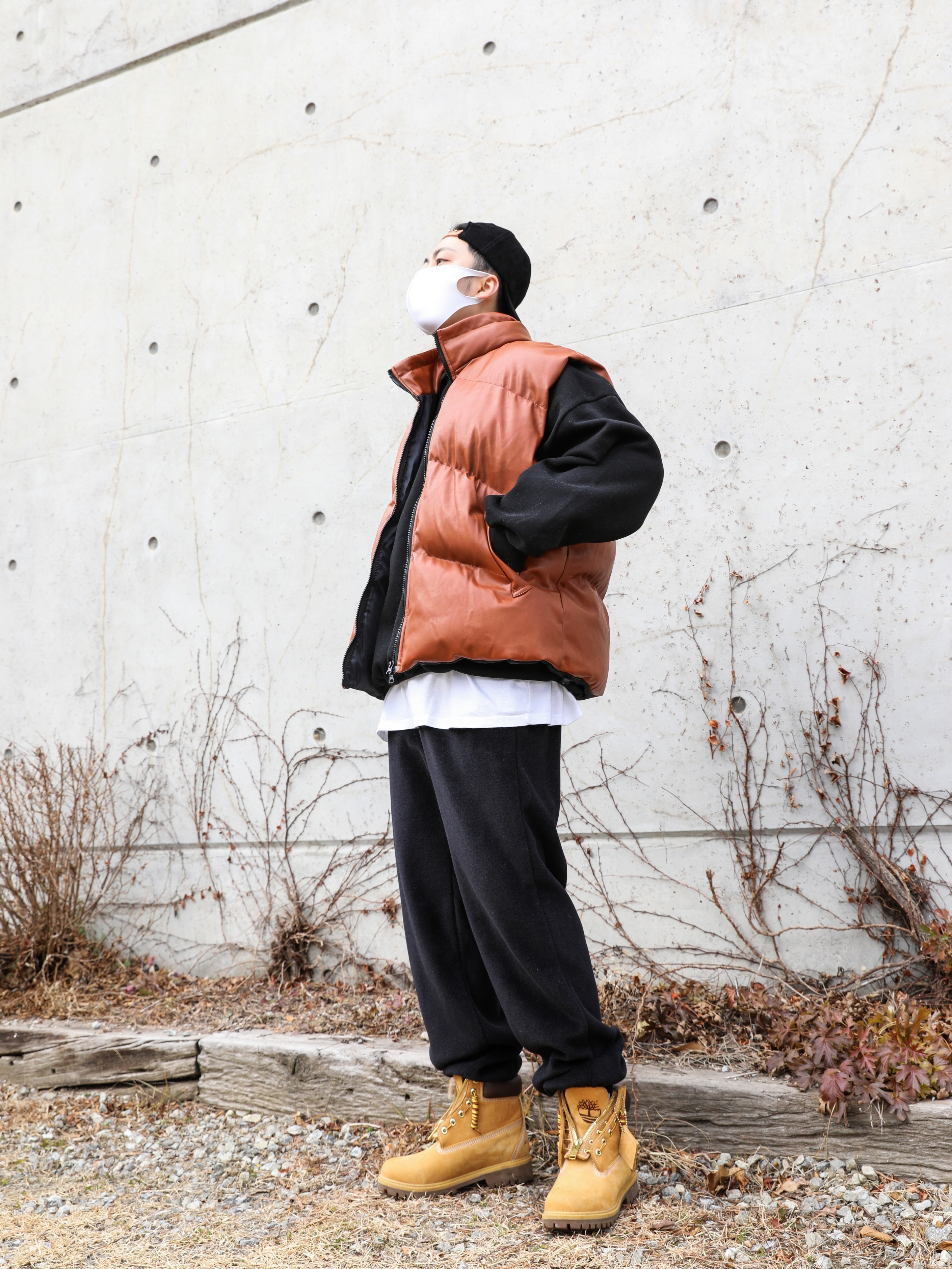 Timberland x Comme des Garcons Shirt x Supreme 6 Inch Boot Wheat - Medium 착용 스타일 - 2